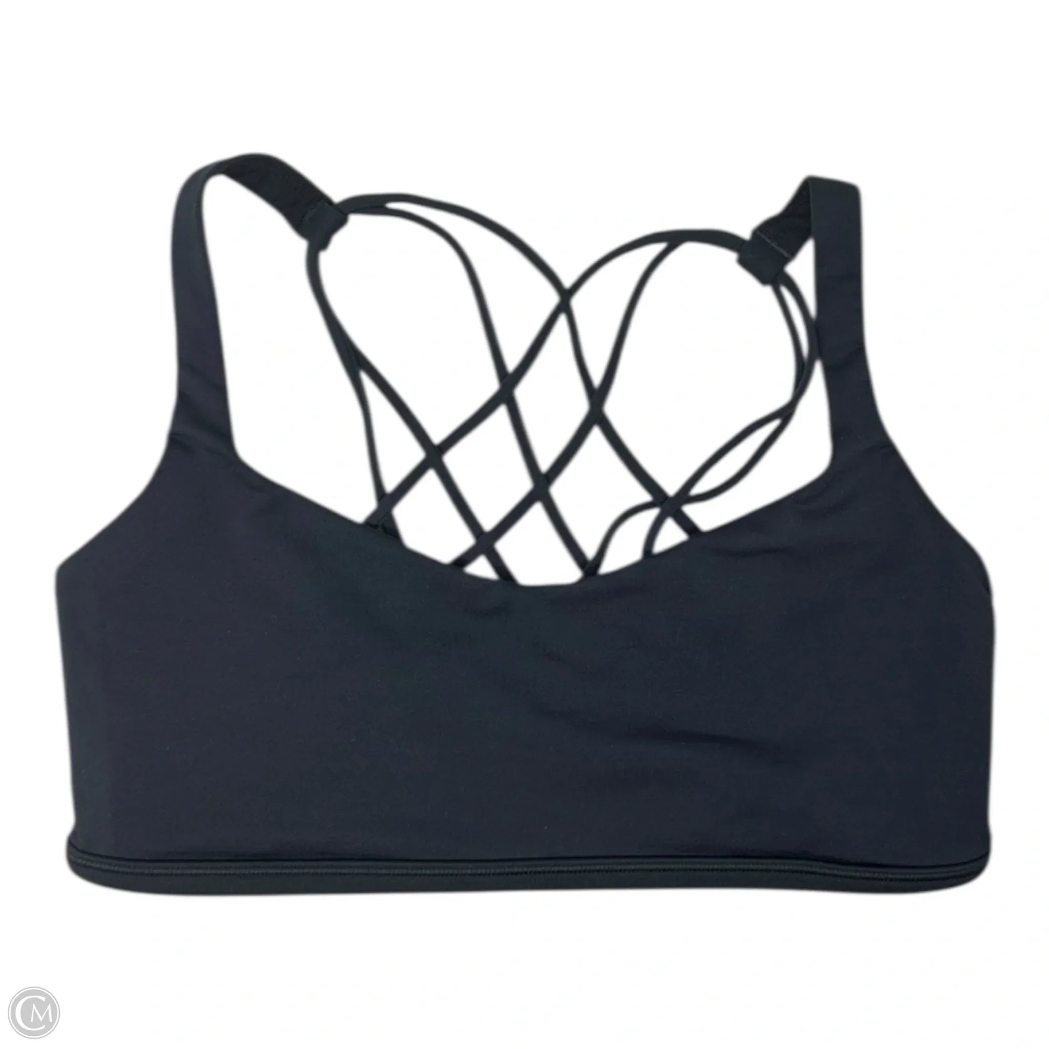 Lululemon Black Athletic Sports Bra for Women Size 8 - High Support Workout Top for Running, Yoga & Gym