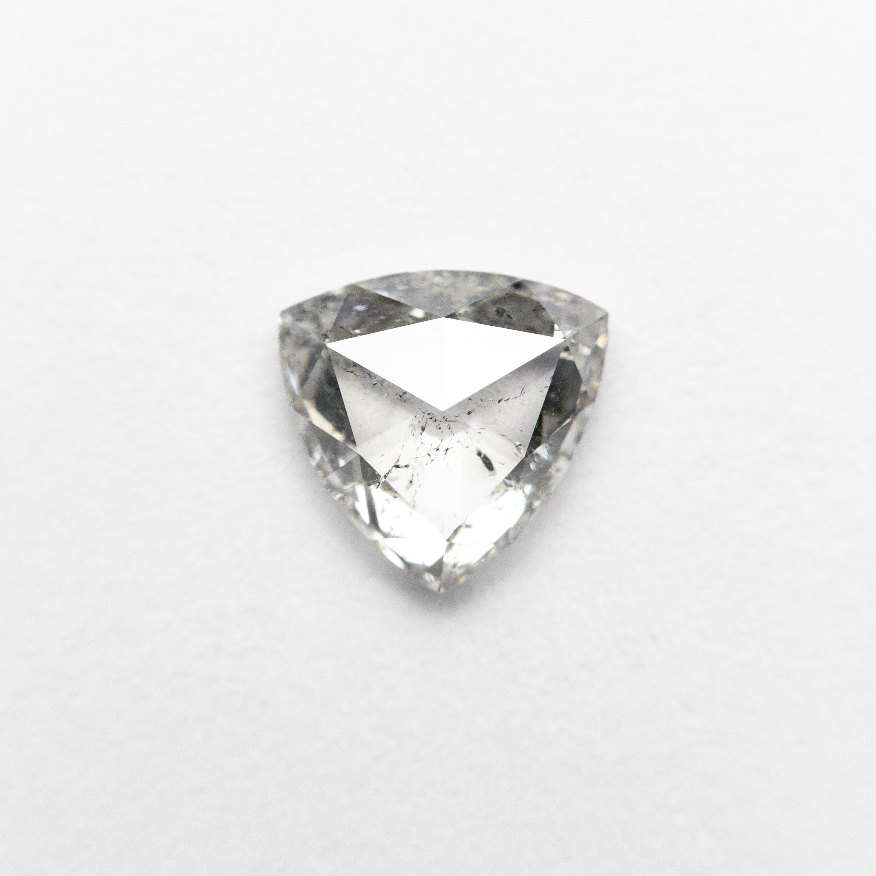 0.65ct Trillion Rose Cut Gemstone - 6.13x6.01x2.14mm Natural Loose Diamond for Jewelry Making & Engagement Rings