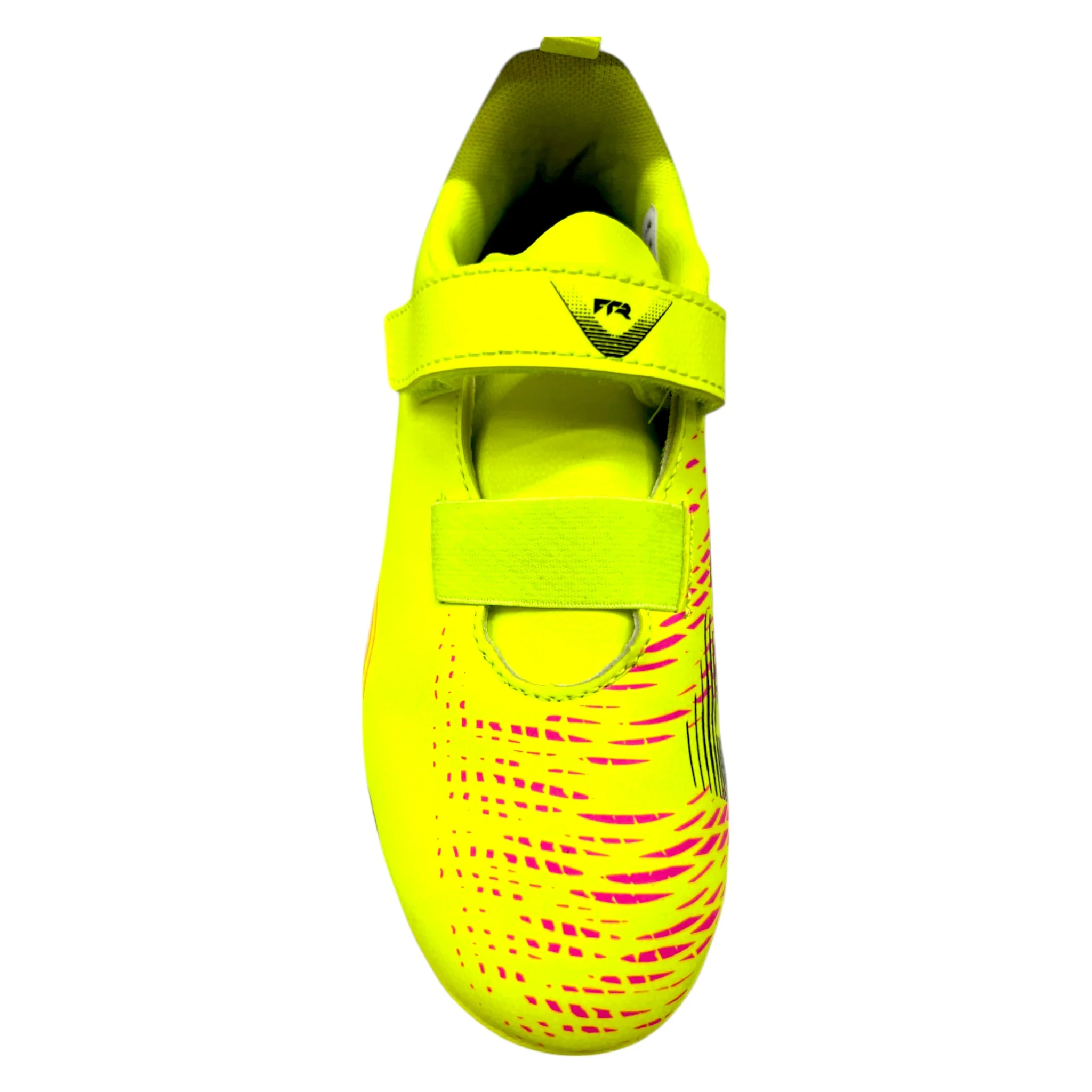 Puma Future 8 Play Velcro FG/AG Junior Football Boots for Kids - Yellow/Black/Sun Struck - Lightweight Soccer Cleats for Artificial Grass & Firm Ground - Perfect for Youth Training & Matches
