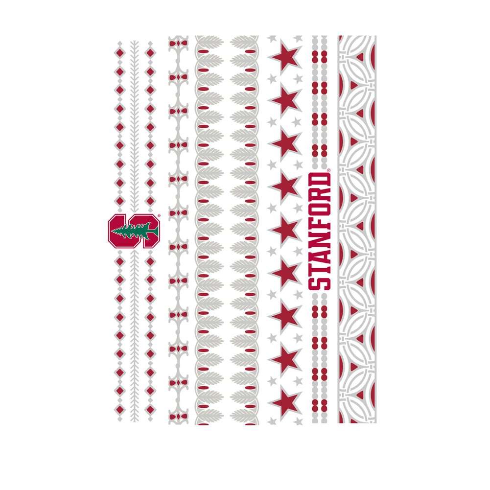 Stanford Cardinal Temporary Tattoos - Waterproof Fake Tattoos for Game Day, Spirit Week & Sports Events - Cardinal & Gold Team Pride Jewelry for Fans & Alumni