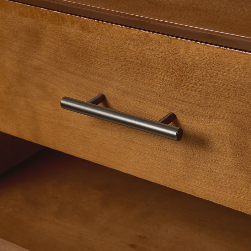 Yoel Hidden Drawer Nightstand with Built-in USB Outlets & Power Strip - Modern Bedside Table with Secret Storage for Bedroom, Living Room, or Office