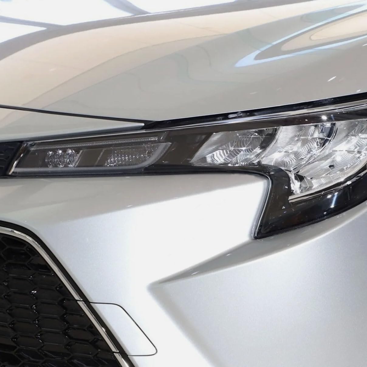 Toyota Corolla 2020-2021 Front Bumper Tow Hook Cover - Silvery for Car Protection