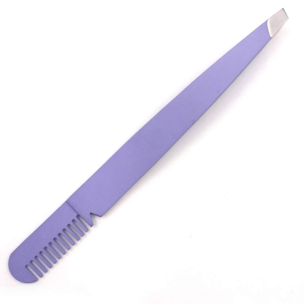 3-in-1 Eyebrow Tweezers Set with Comb - Perfect for Eyebrow Shaping & Makeup