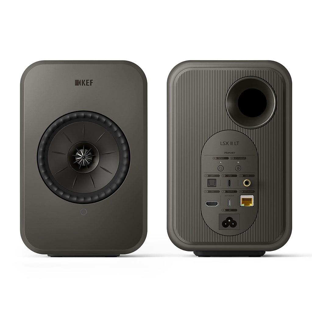 KEF LSXII LT Wireless Bookshelf Speakers - Hi-Fi Audio System for Home Theater, Music Streaming & Gaming | Compact Design with Bluetooth & WiFi Connectivity