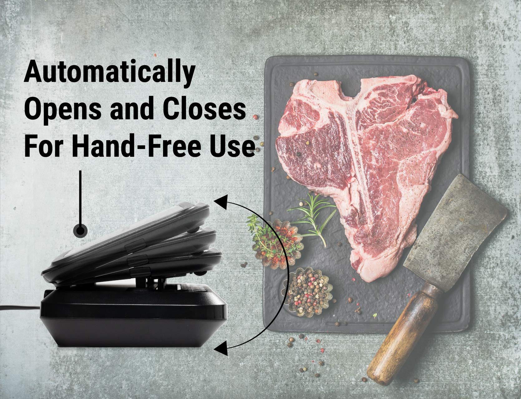 Toprime VS6682H Automatic Vacuum Sealer Machine - 120W Food Saver System for Dry & Moist Food Preservation, Sous Vide, Meal Prep & Freezer Storage - Stainless Steel Vacuum Sealer for Home Kitchen Use