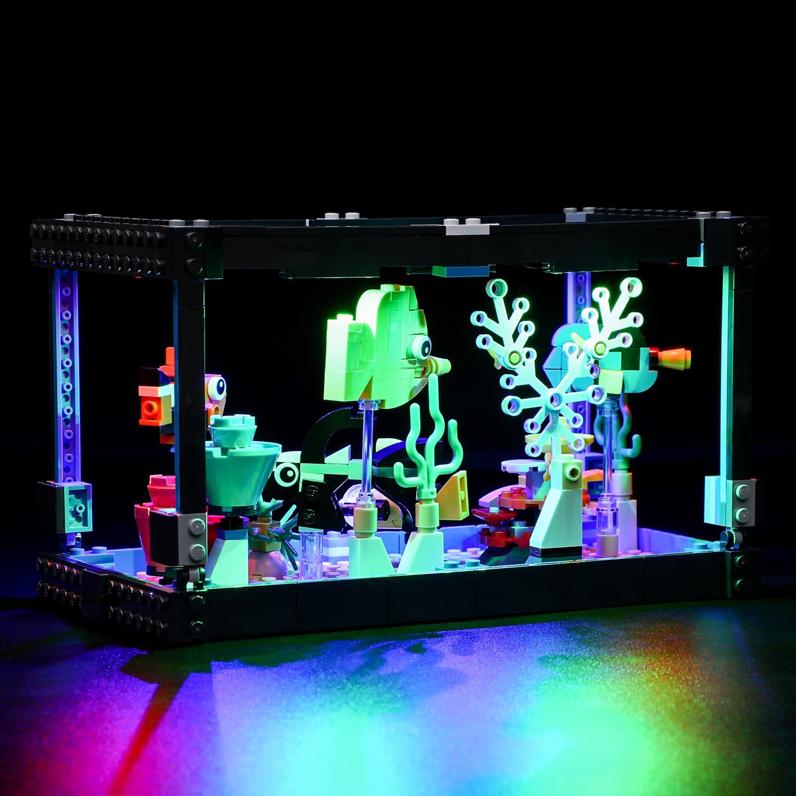 Lightailing LED Light Kit for Lego 31122 Creator Fish Tank Building Blocks Model - Compatible with Lego Fish Tank Set (Not Included) - Perfect for Home Decoration, Aquarium Display & Lego Enthusiasts