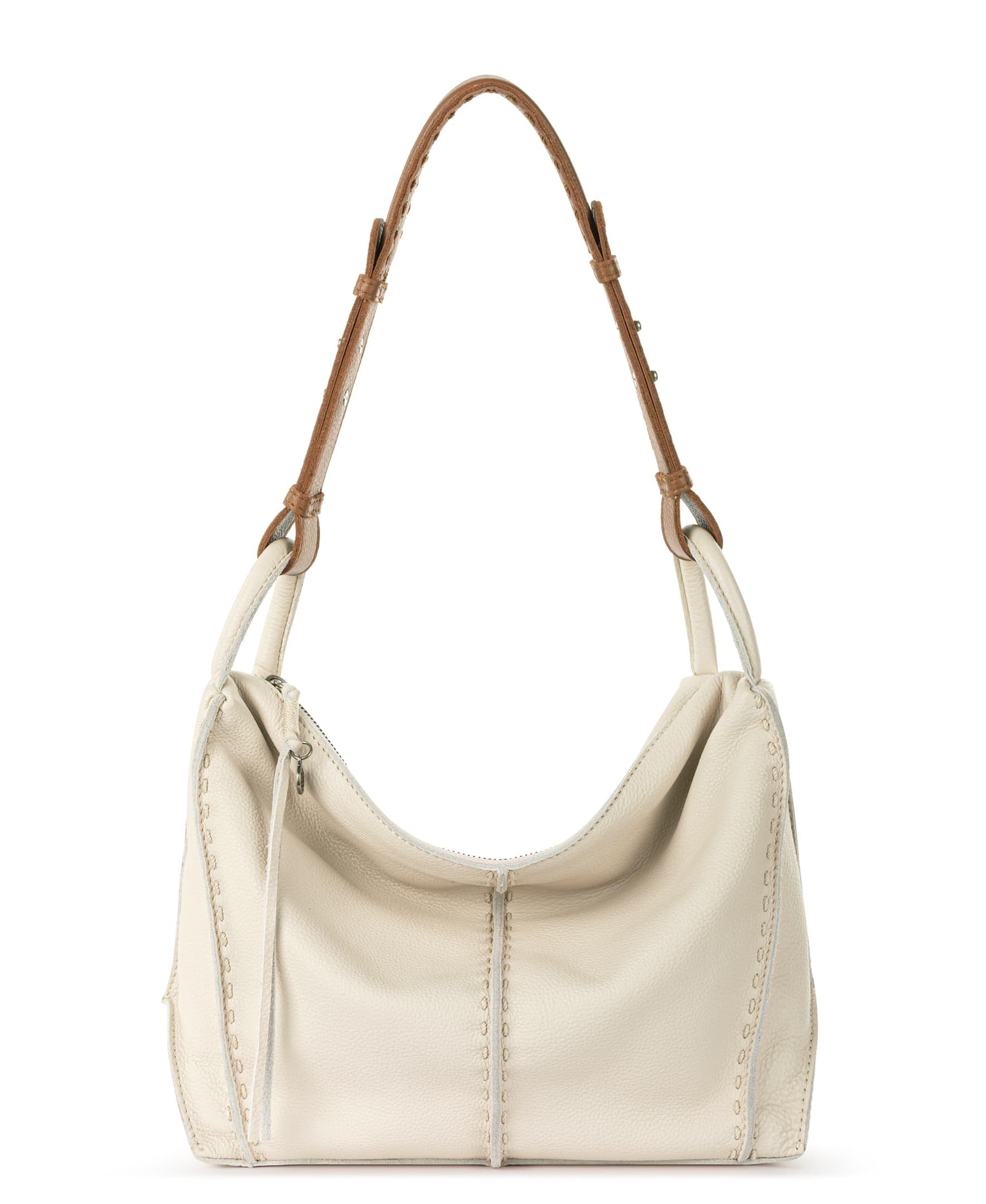 The Sak Los Feliz Genuine Leather Hobo Shoulder Bag for Women - Stylish & Durable Crossbody Purse for Work, Travel & Everyday Use