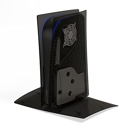 TOSHIHAMA Transparent PS5 Faceplates - Matte & Clear Replacement Covers Compatible with PlayStation 5 Disc Edition - Enhance Your Console with Stylish Translucent Design for Gaming Setup & Display