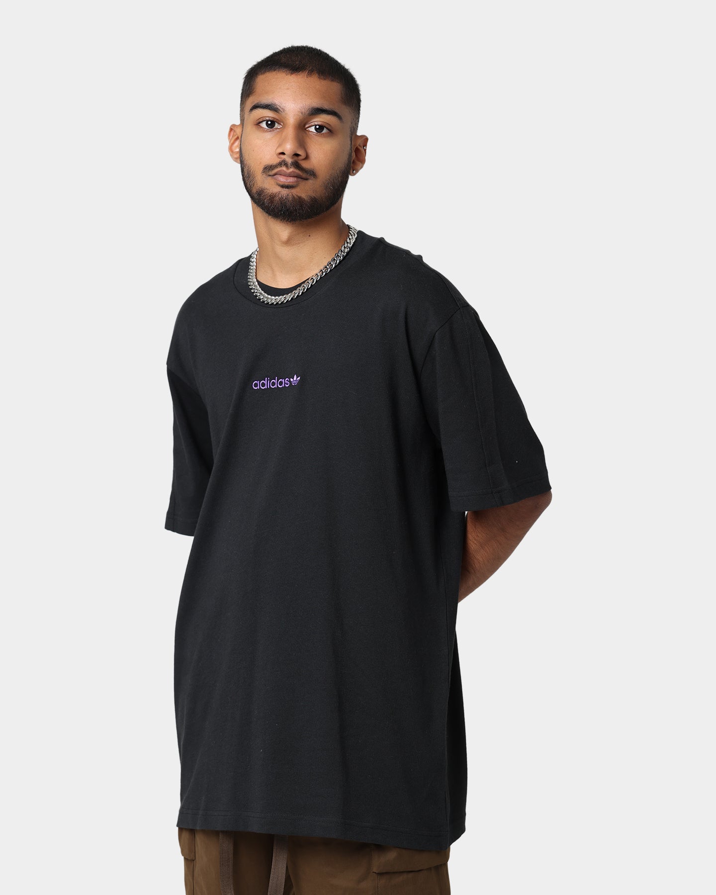 Adidas Edge Seam T-Shirt for Men - Black Performance Athletic Shirt for Running, Gym & Casual Wear