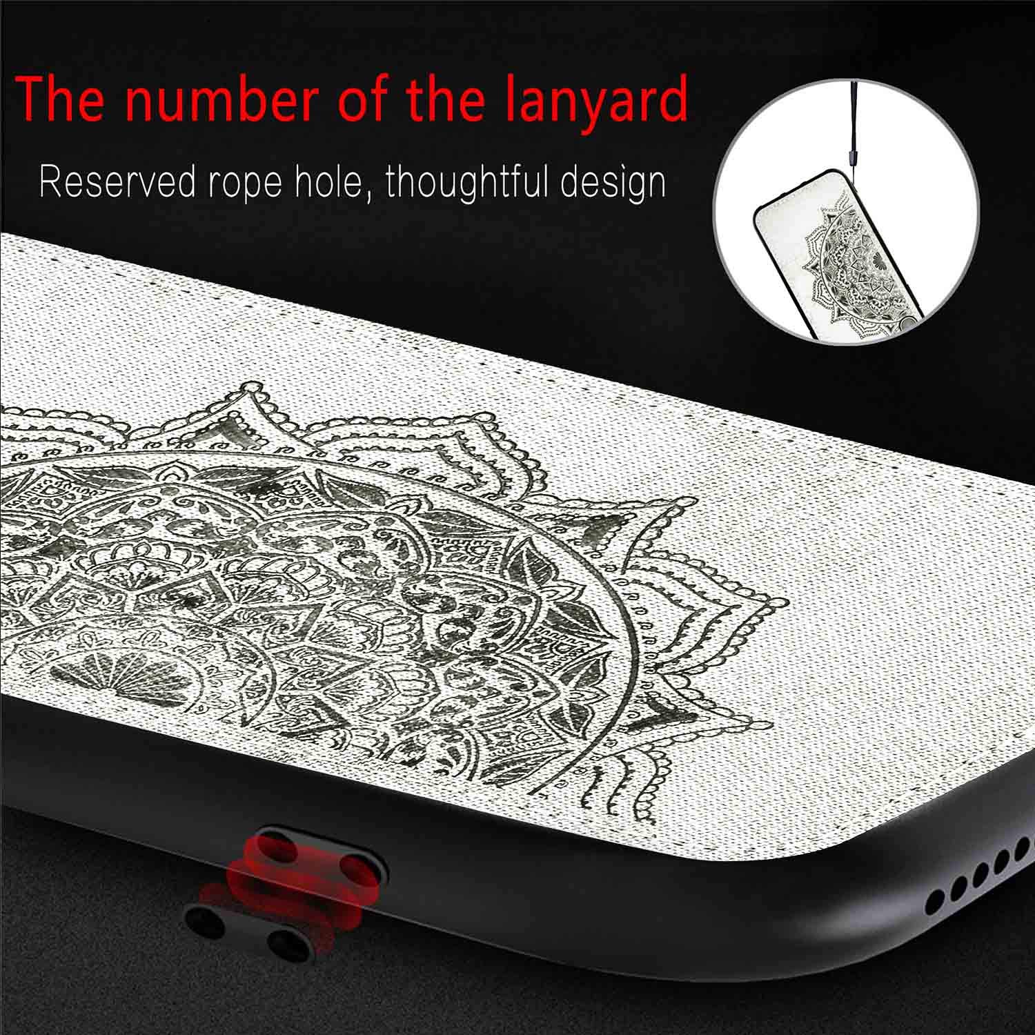 Flower Case for iPhone 11 Pro Max 6.5 Inch - Magnetic Car Mount Compatible, 3D Floral Embossed Design, Slim Shockproof Protective Cover (Black) - Perfect for Daily Use, Commuting & Travel Protection
