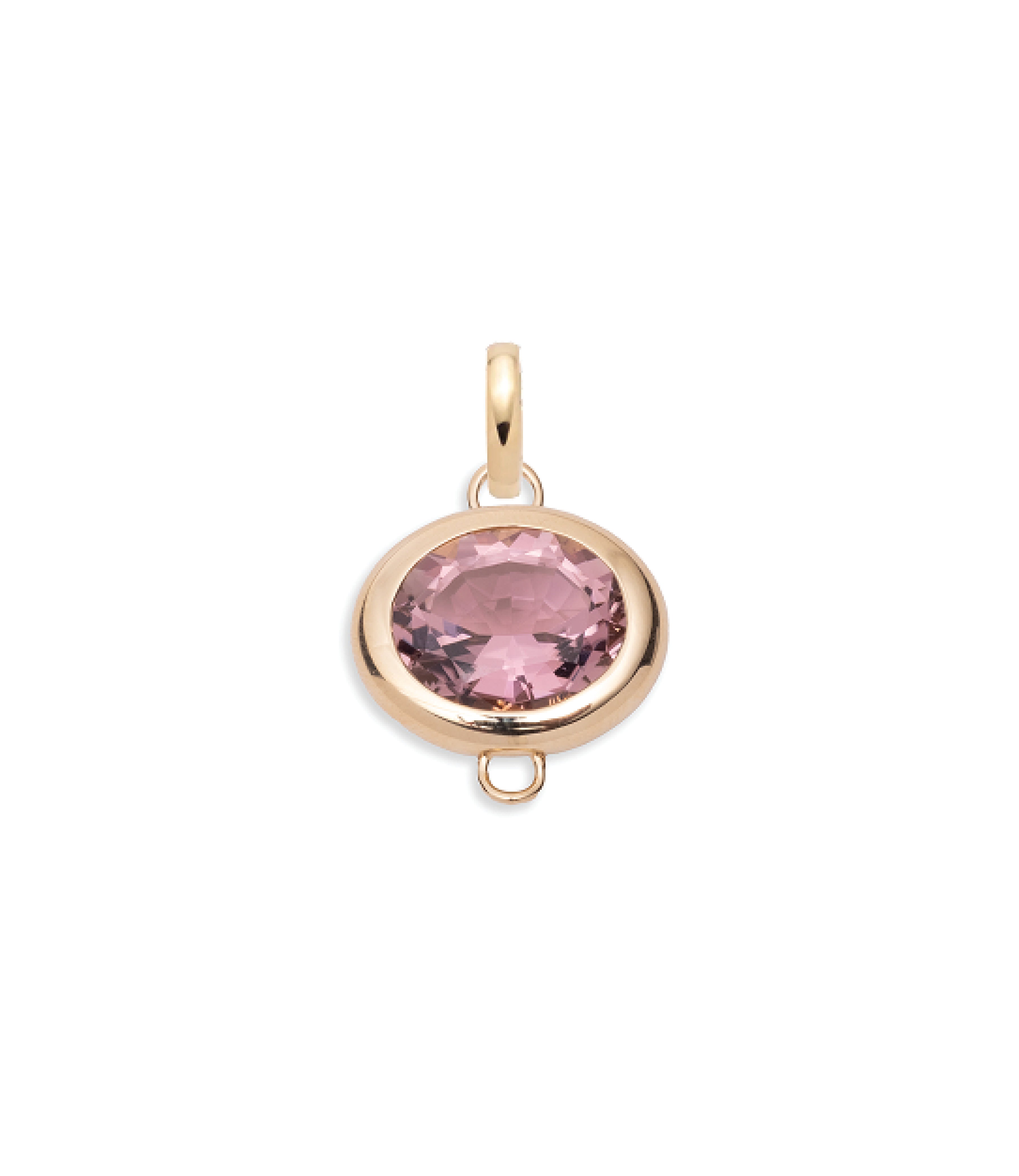 7.61ct Oval Cut Unique Pink Tourmaline Gemstone Pendant in 14K Yellow Gold with Annex Link Chain - Elegant Jewelry Gift for Women, Perfect for Weddings, Anniversaries & Special Occasions