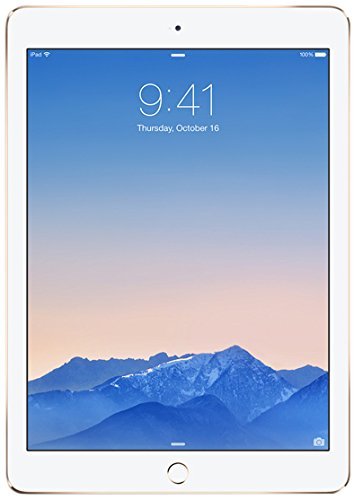 Refurbished Apple iPad Air 2 128GB 4G LTE Unlocked - Gold | Portable Tablet for Work, Travel & Entertainment