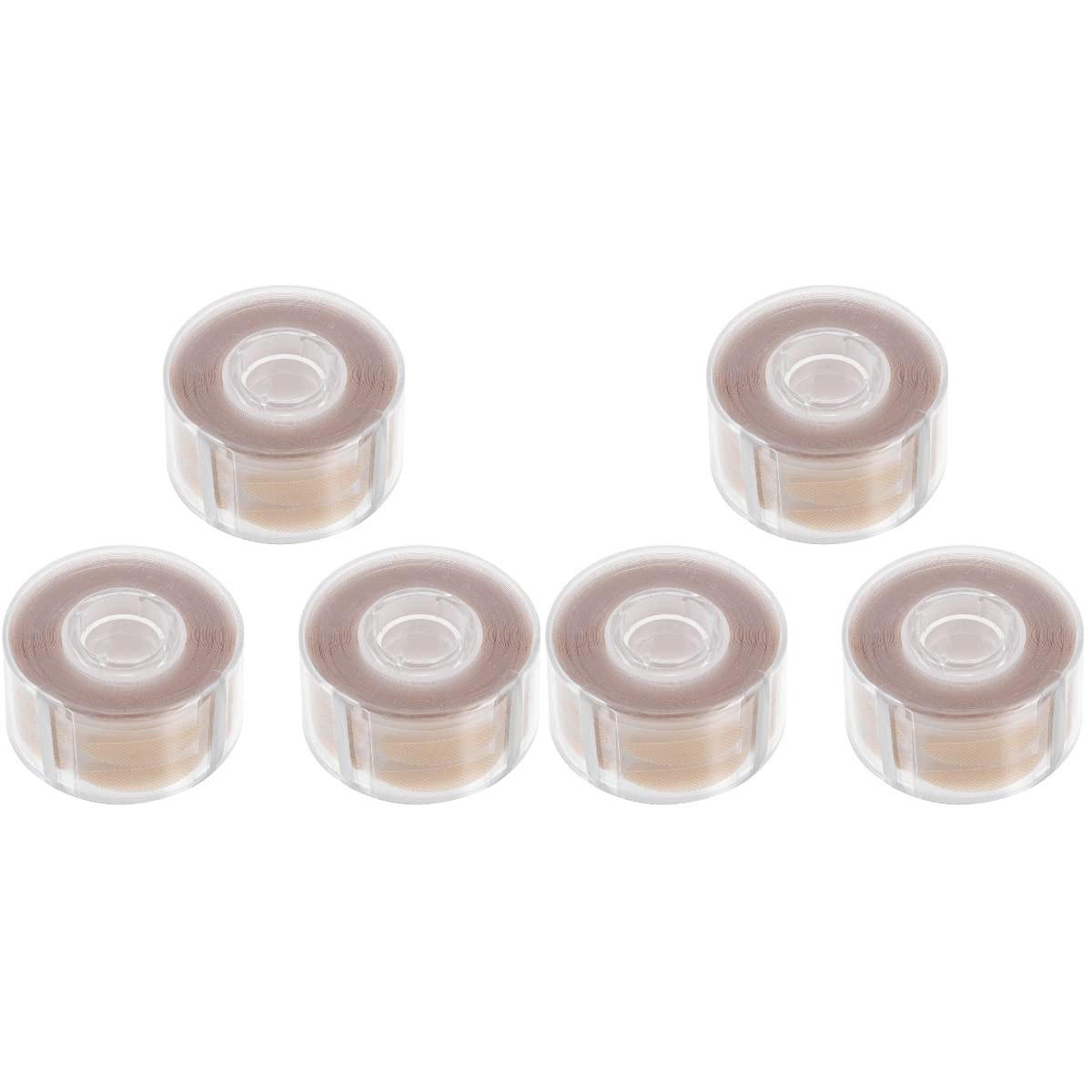 Lurrose Invisible Double Eyelid Tape - 6 Rolls of Transparent Eyelid Lift Strips for Droopy, Uneven & Monolid Eyes | Natural Looking Eye Makeup Enhancer for Asian Beauty | Perfect for Daily Use, Special Occasions & Photography