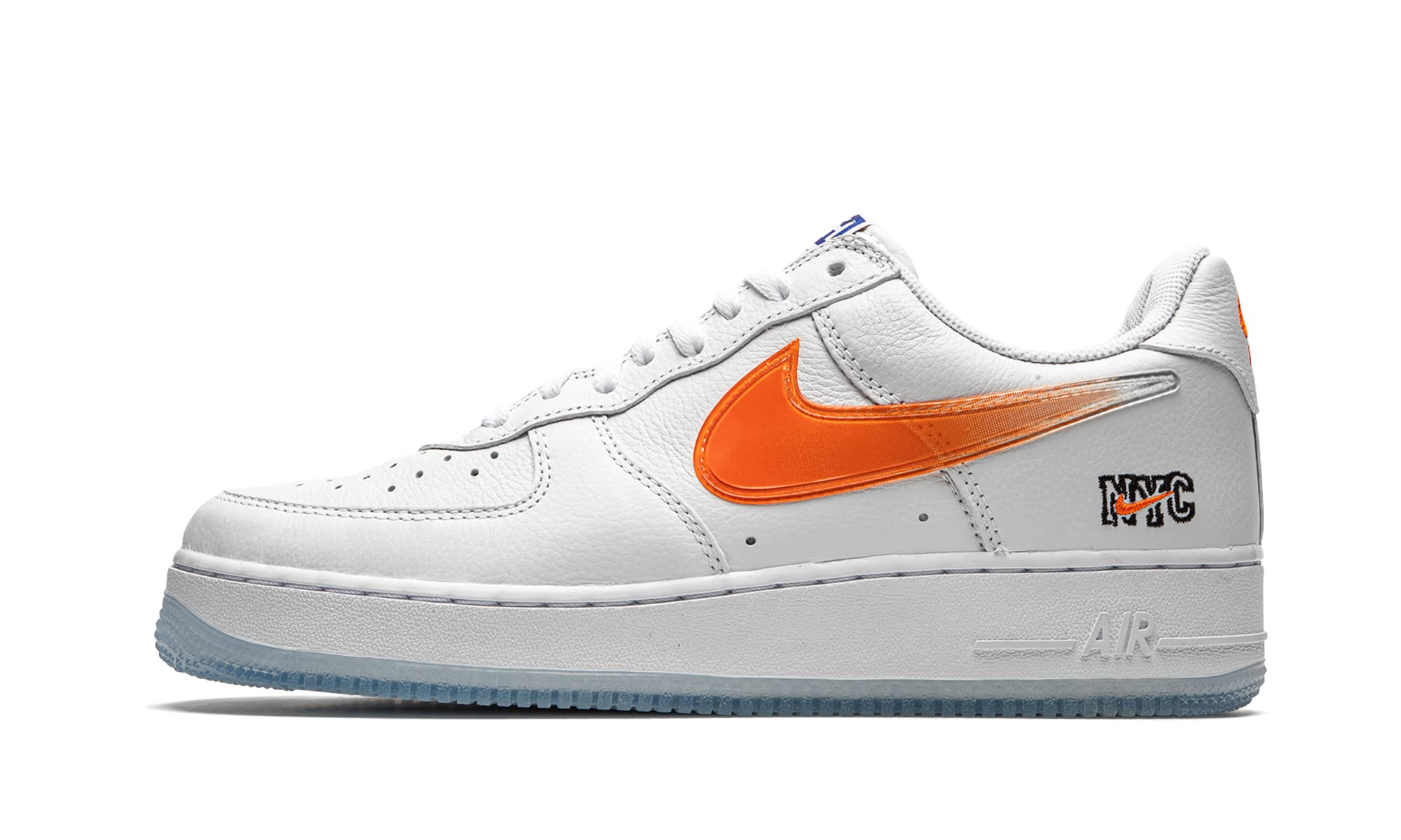 Nike Men's Air Force 1 Low Kith Sneakers - Orange Cz7928-100 - Casual & Streetwear Shoes for Everyday Comfort & Style