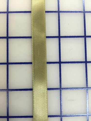 Antique Gold 1/2 Inch Single Face Satin Ribbon - Perfect for Gift Wrapping, Wedding Decorations, and DIY Crafts
