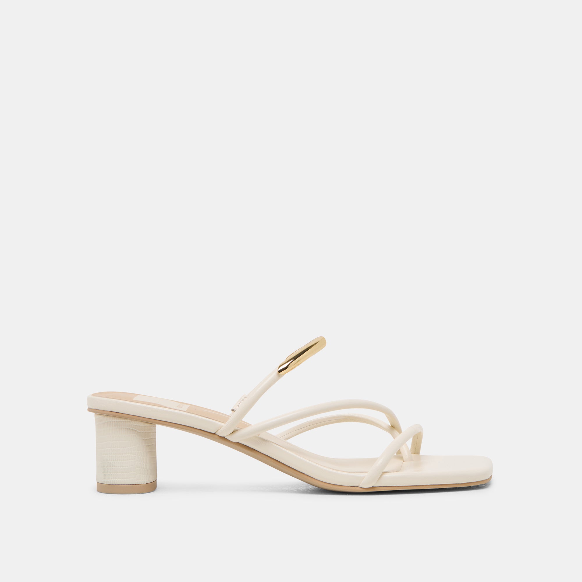 NAIRA HEELS - Off-White Genuine Leather Women's High Heels for Parties, Weddings & Evening Events