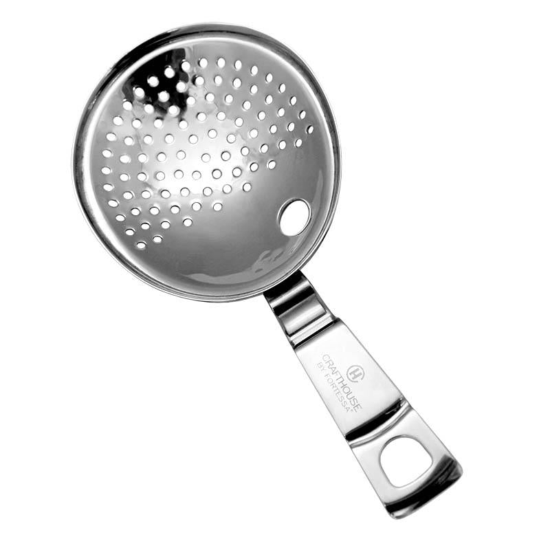 Premium Stainless Steel Julep Strainer by Crafthouse - Perfect for Cocktails, Mint Juleps & Bartending - Ideal for Home Bars & Professional Mixology