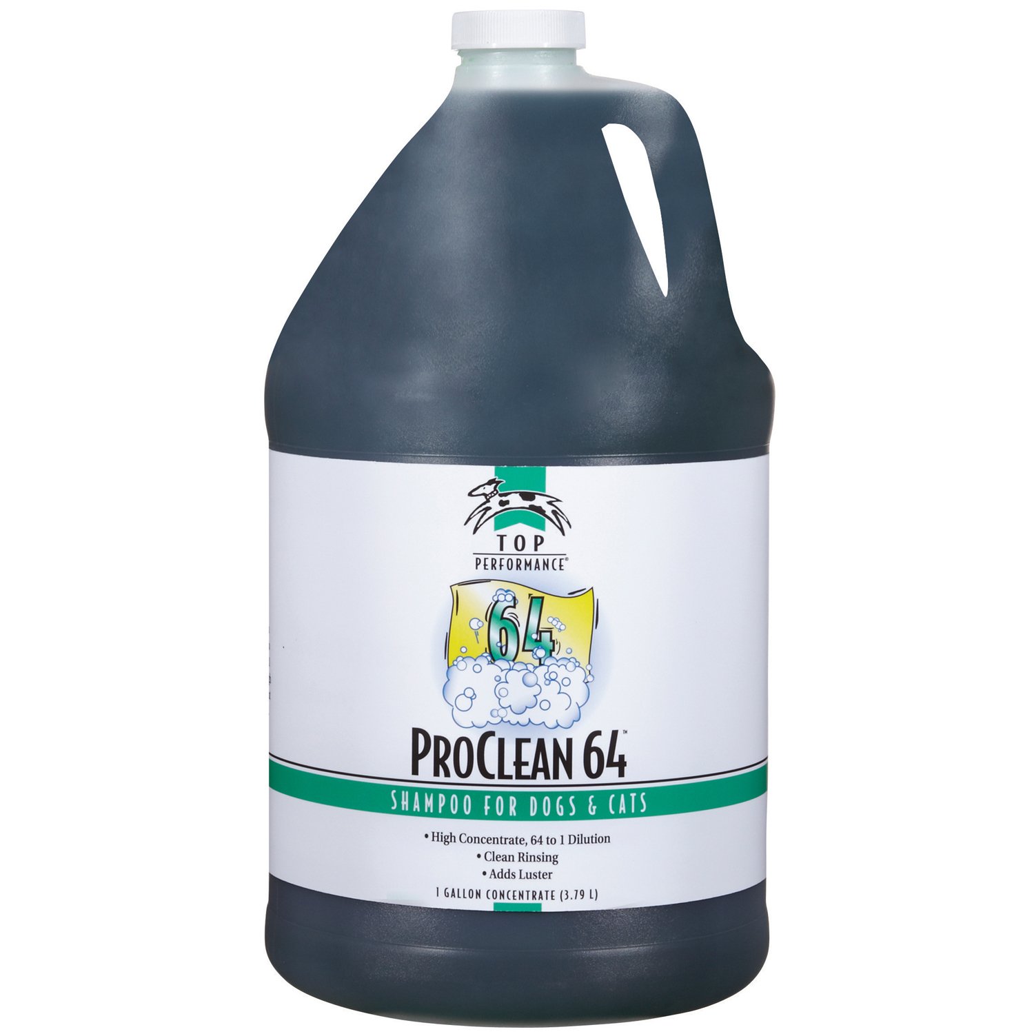 Best ProClean 64 Pet Shampoo for Dogs & Cats - 1 Gallon | Hypoallergenic, Odor Eliminating Formula for Bathing & Grooming at Home or Professional Use