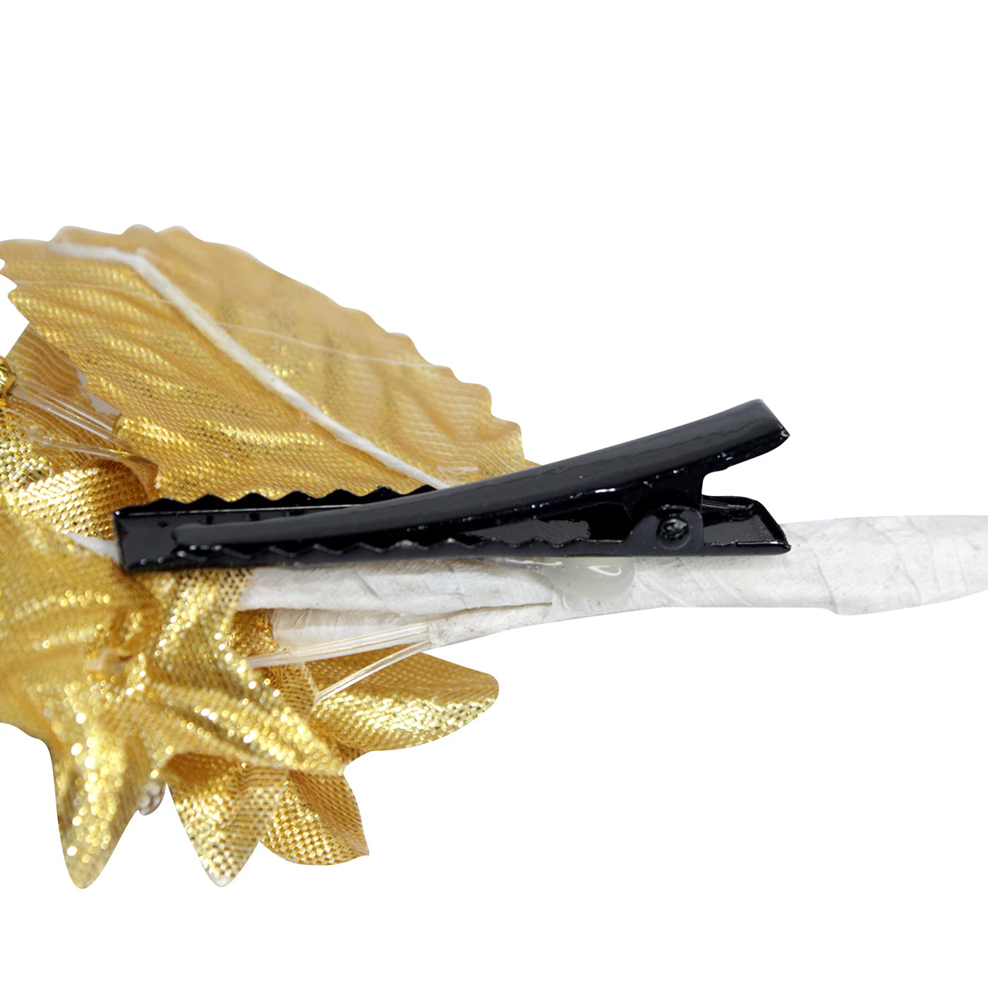 Majik Women's Artificial Flower Hair Pins Set of 2 - Elegant Floral Hair Clips for Weddings, Parties & Special Occasions - Perfect Bridal Hair Accessories for Prom, Dances & Formal Events