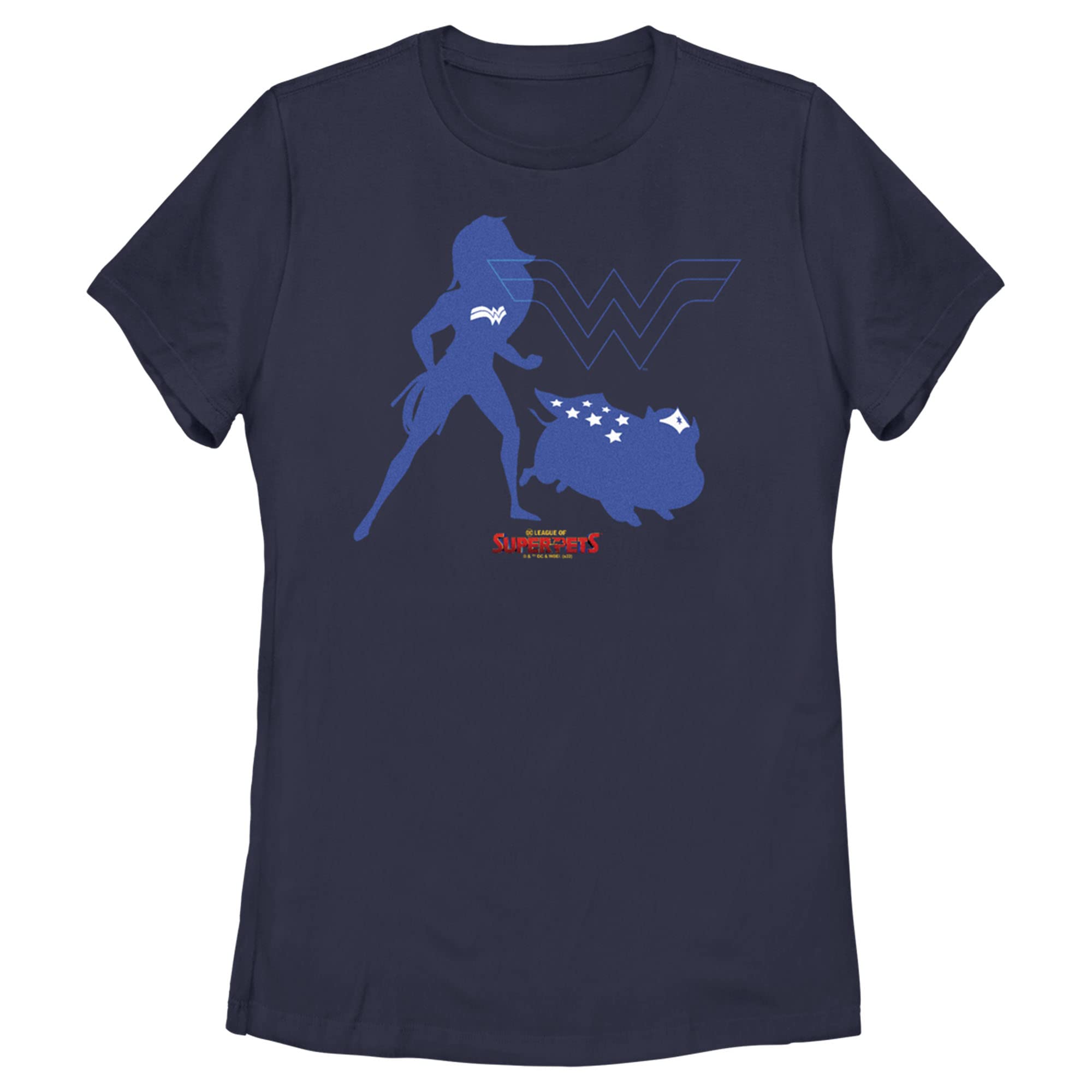 Women's Super-Pets Wonder Woman T-Shirt for Casual Wear