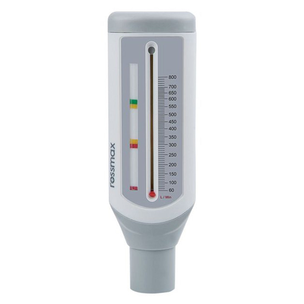 Rossmax Adult Peak Flow Meter for Asthma Management - Portable Lung Function Tester for Home Use, Travel & Doctor Visits