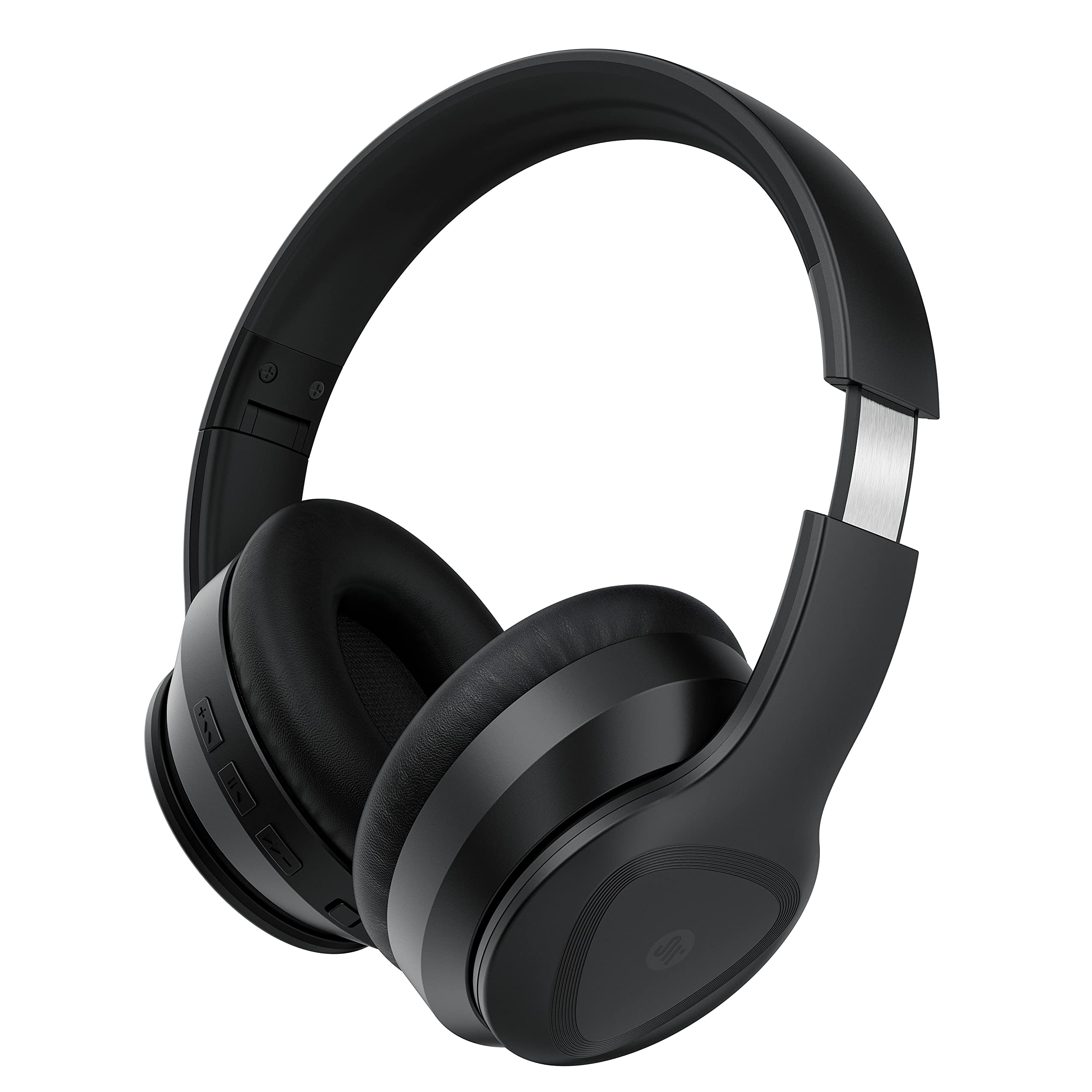 Saramonic SR-BH600 Wireless Bluetooth 5.0 ANC Noise Cancelling Over-Ear Headphones with 40mm Drivers & Premium Leather Earpads - Black | Perfect for Travel, Office Work & Music Listening