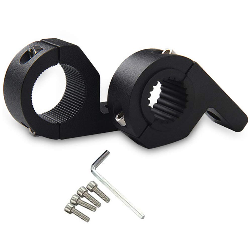 Off-Road LED Light Bar Mounting Clamps - Heavy Duty Horizontal Tube Clamp for 1-1.26