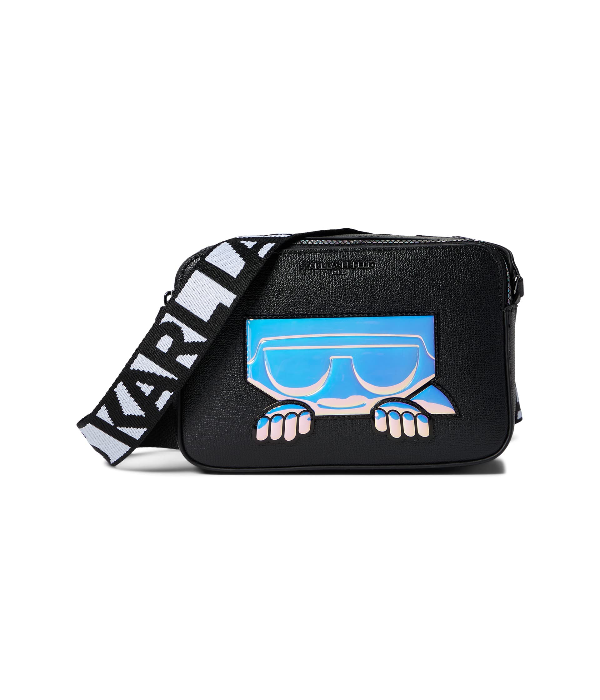 Karl Lagerfeld Paris Maybelle Crossbody Bag for Women - Stylish Designer Leather Purse with Chain Strap, Perfect for Date Night, Shopping & Travel