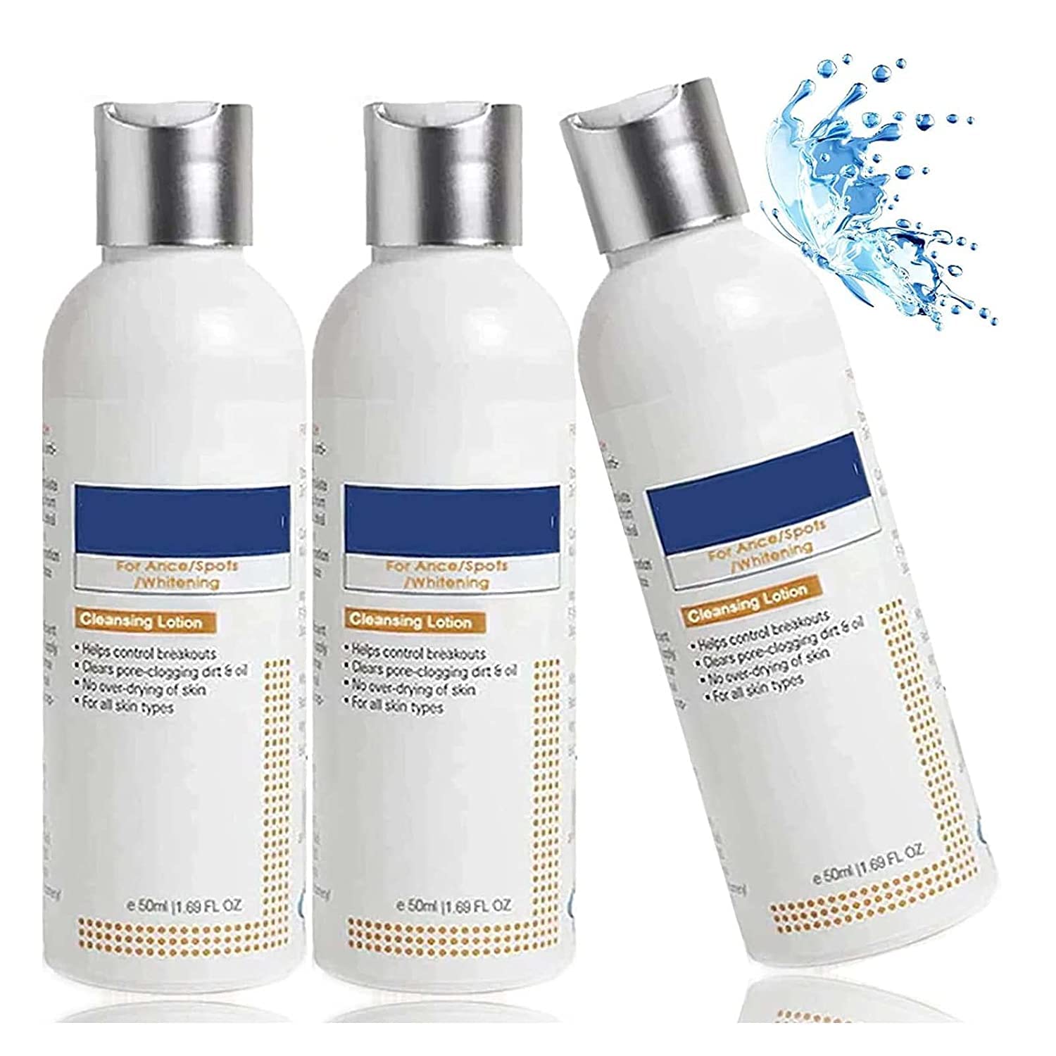 Skinenjoy Acne & Dark Spot Cleansing Lotion - Acanthosis Nigricans Therapy Cream for Flashing Cleansing & Spot Remover (2PCS) | Daily Facial Care for Clear, Even Skin Tone | Perfect for Morning & Night Skincare Routine