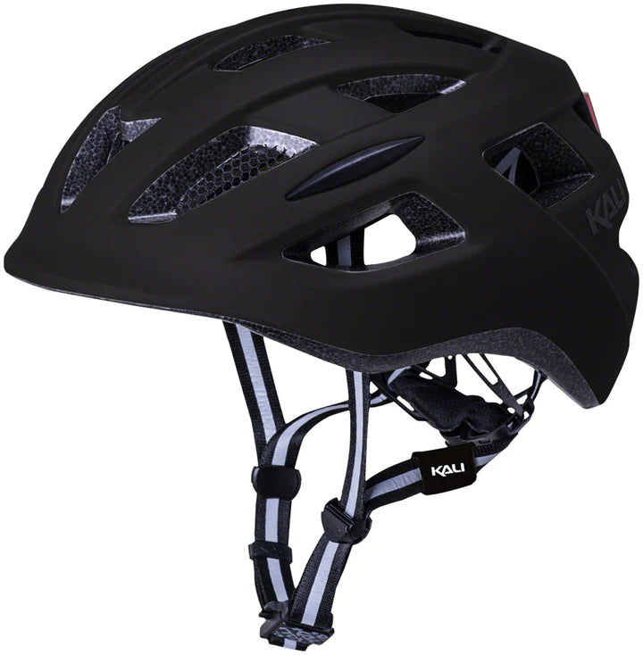 Kali Protectives Central Helmet with LED Light - Lightweight & Durable Bike Helmet for Adults - Perfect for Cycling, Mountain Biking & Night Riding