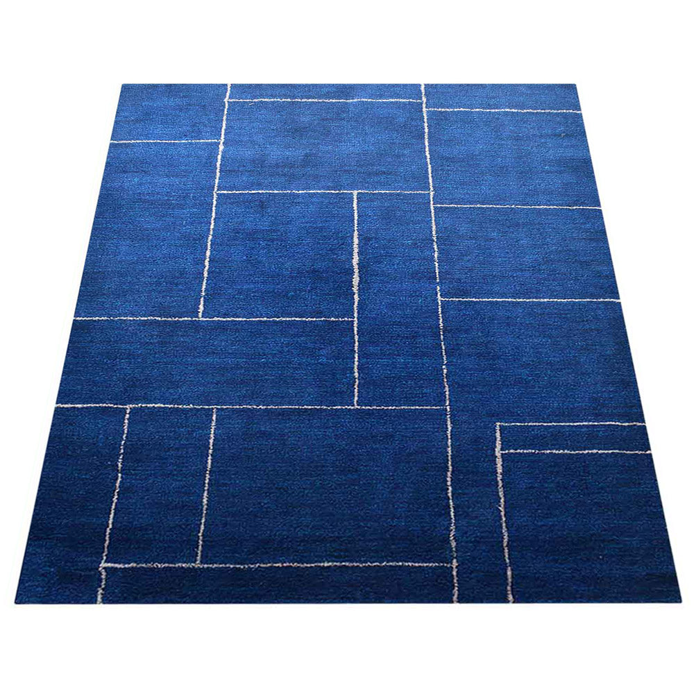 Hand-Knotted Diamond Area Rug - Luxury Persian Style for Living Room, Bedroom & Office Decor