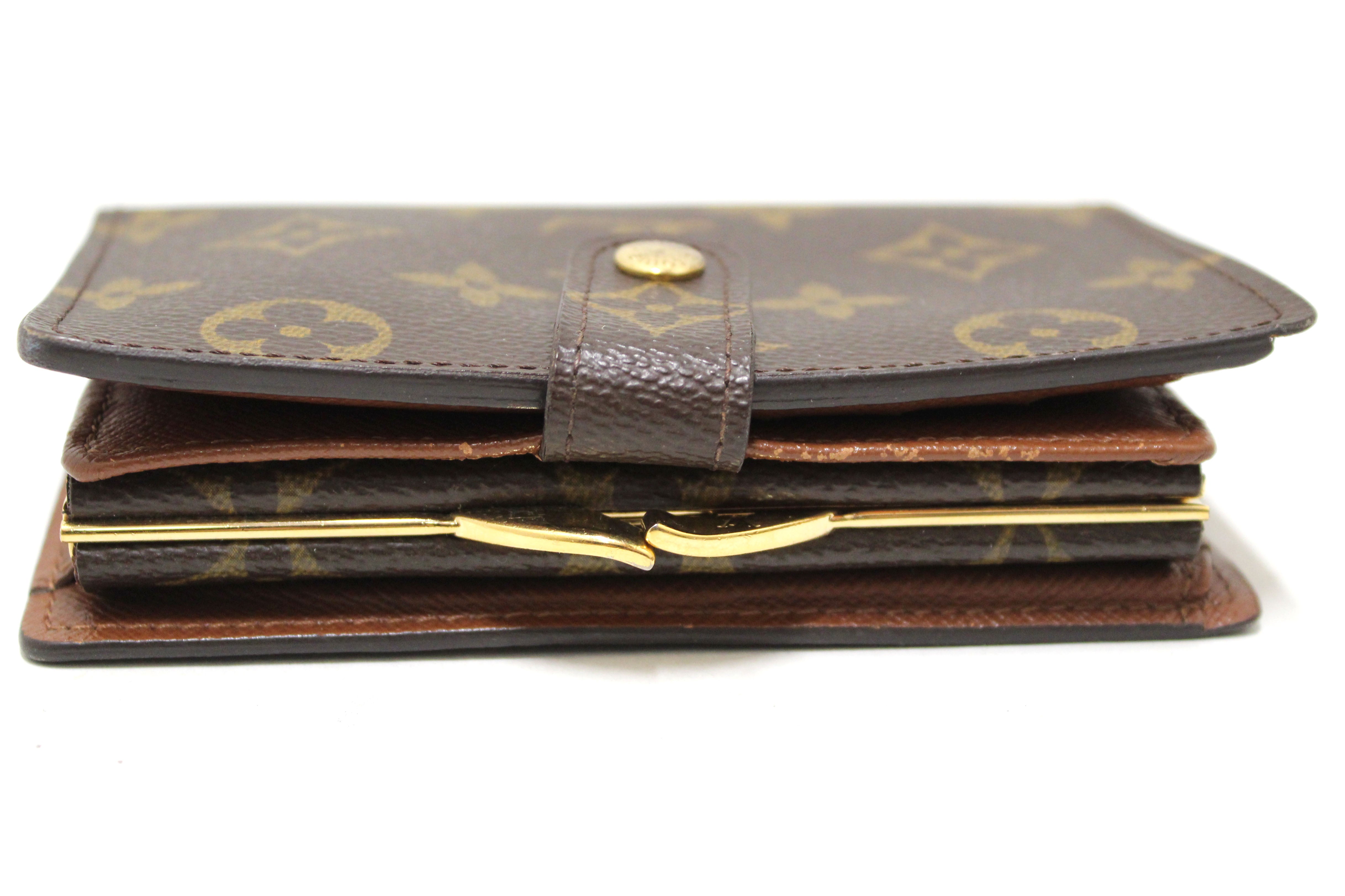 Authentic Louis Vuitton Monogram Canvas French Wallet for Women - Luxury Slim Bifold Credit Card Holder with RFID Protection - Perfect for Everyday Use, Travel & Gifts