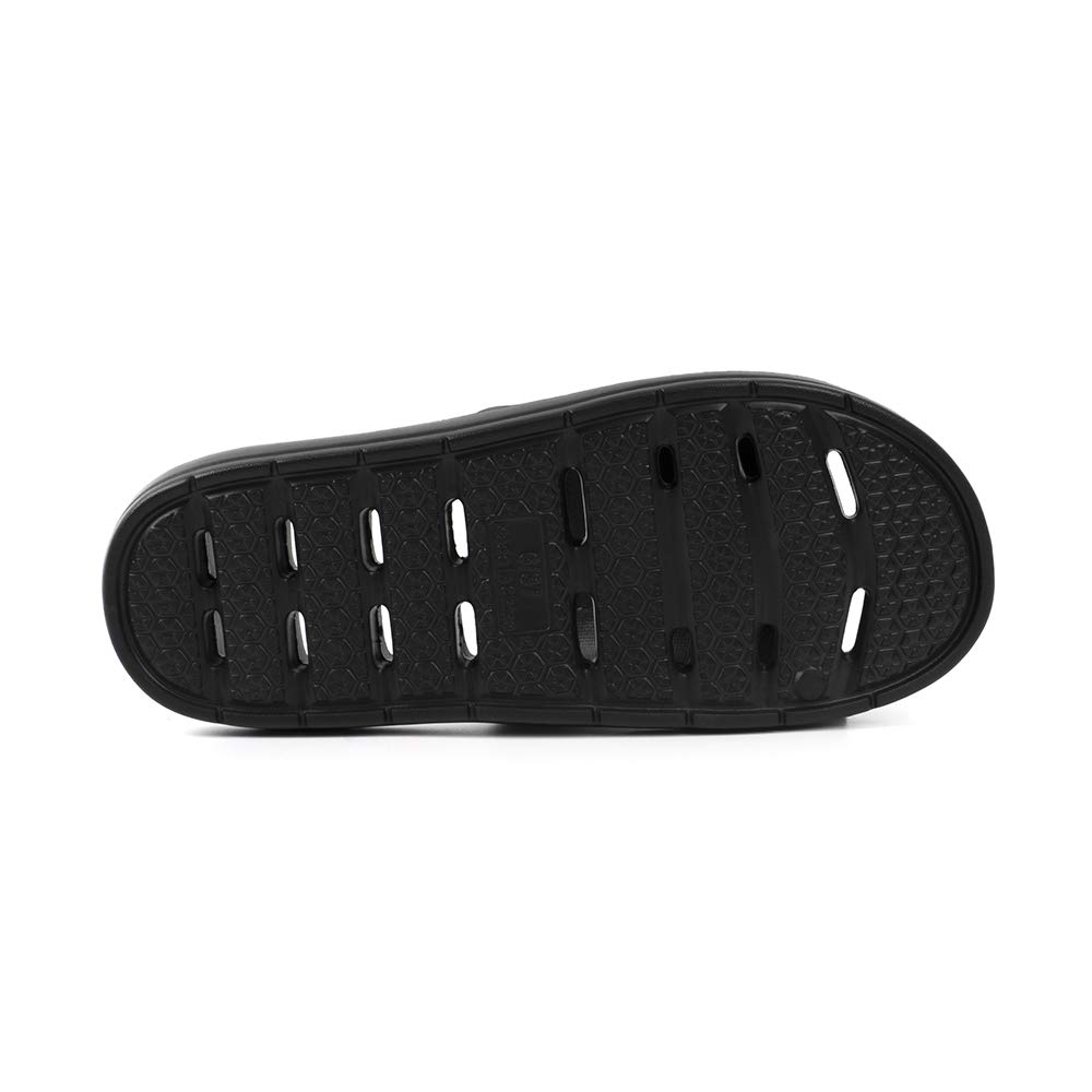 Luffymomo Women's Non-Slip Shower Sandals with Drainage Holes - Comfortable Bathroom Slippers for Spa, Pool & Home Use