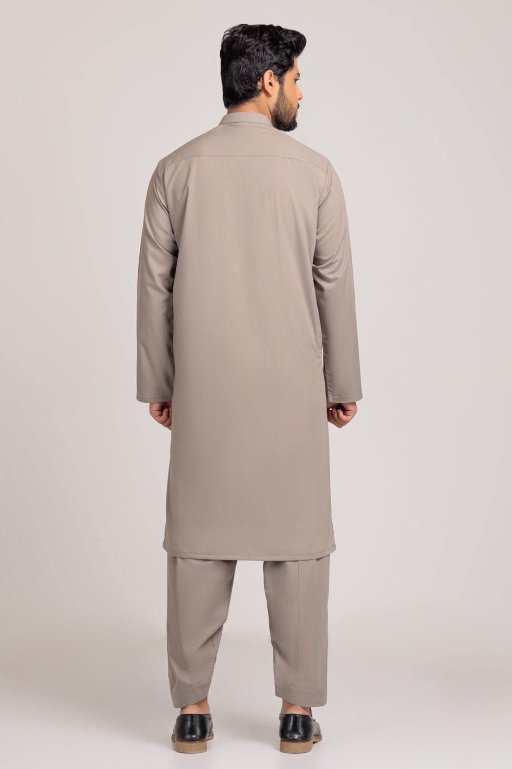 Blended Earth Kurta Shalwar Set - Traditional Pakistani Cotton Outfit for Men - Perfect for Eid, Weddings & Cultural Events