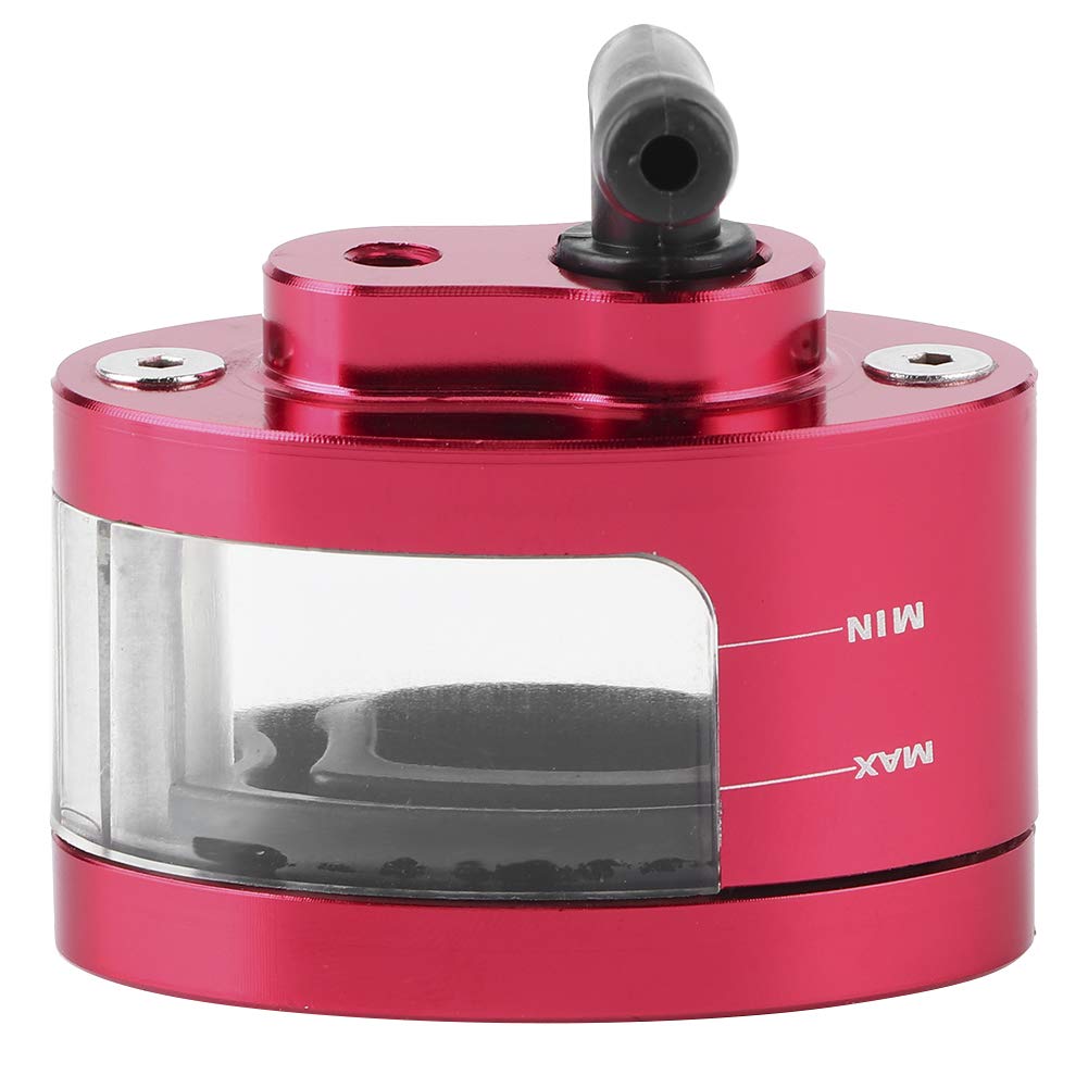 Universal Motorcycle Brake Clutch Oil Cup - Red Reservoir Bottle for Bike Maintenance