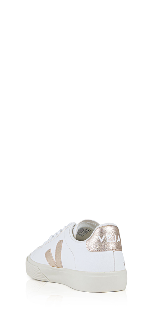 Premium Campo Leather Sneakers for Men & Women - White Platine Color - Comfortable & Stylish Casual Shoes for Walking, Travel & Everyday Wear
