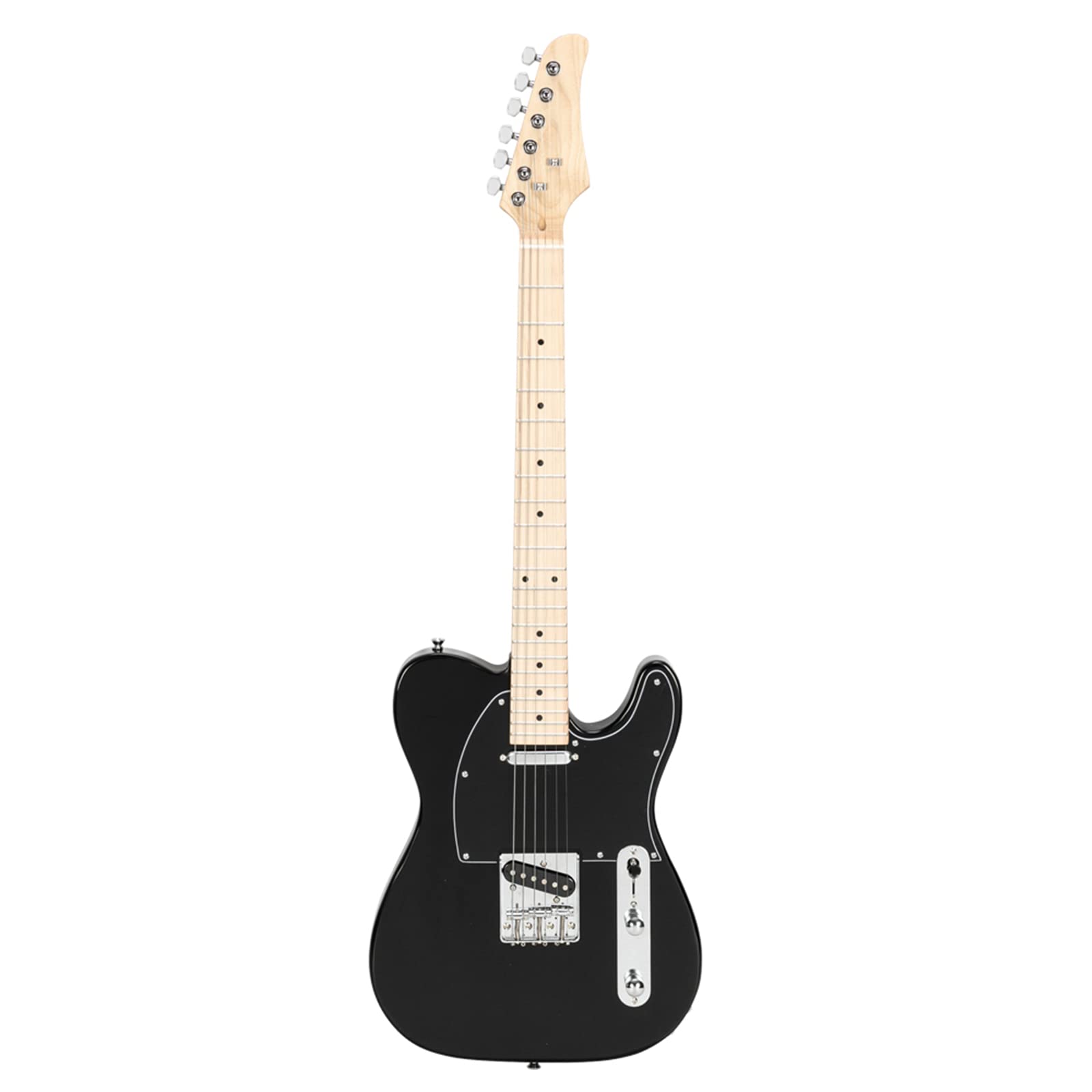 Maple Fingerboard Electric Guitar with SS Pickup - Black Finish for Rock, Blues & Stage Performance