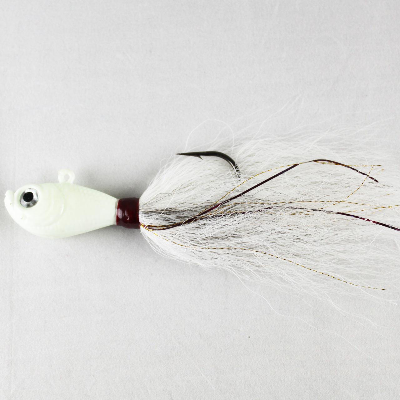 Premium Bucktail Jigs for Saltwater Fishing – Jigging World Ver. 1 Closeout – Ideal for Striped Bass, Fluke & Inshore Gamefish