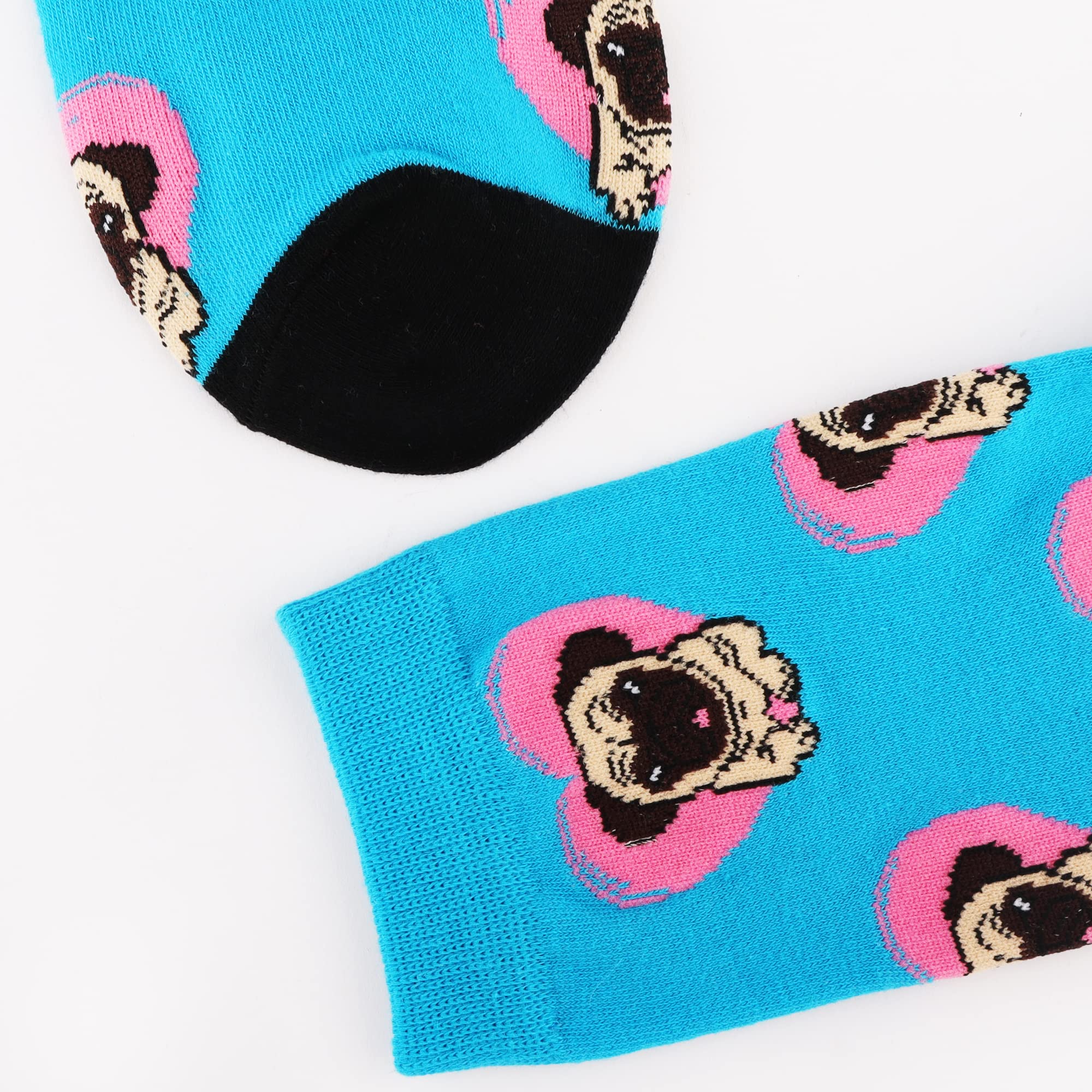 Funny Cute Socks for Women - 5 Pairs Pack | Soft Comfortable Novelty Socks | Perfect Gift for Her | Great for Casual Wear, Gifts & Holidays