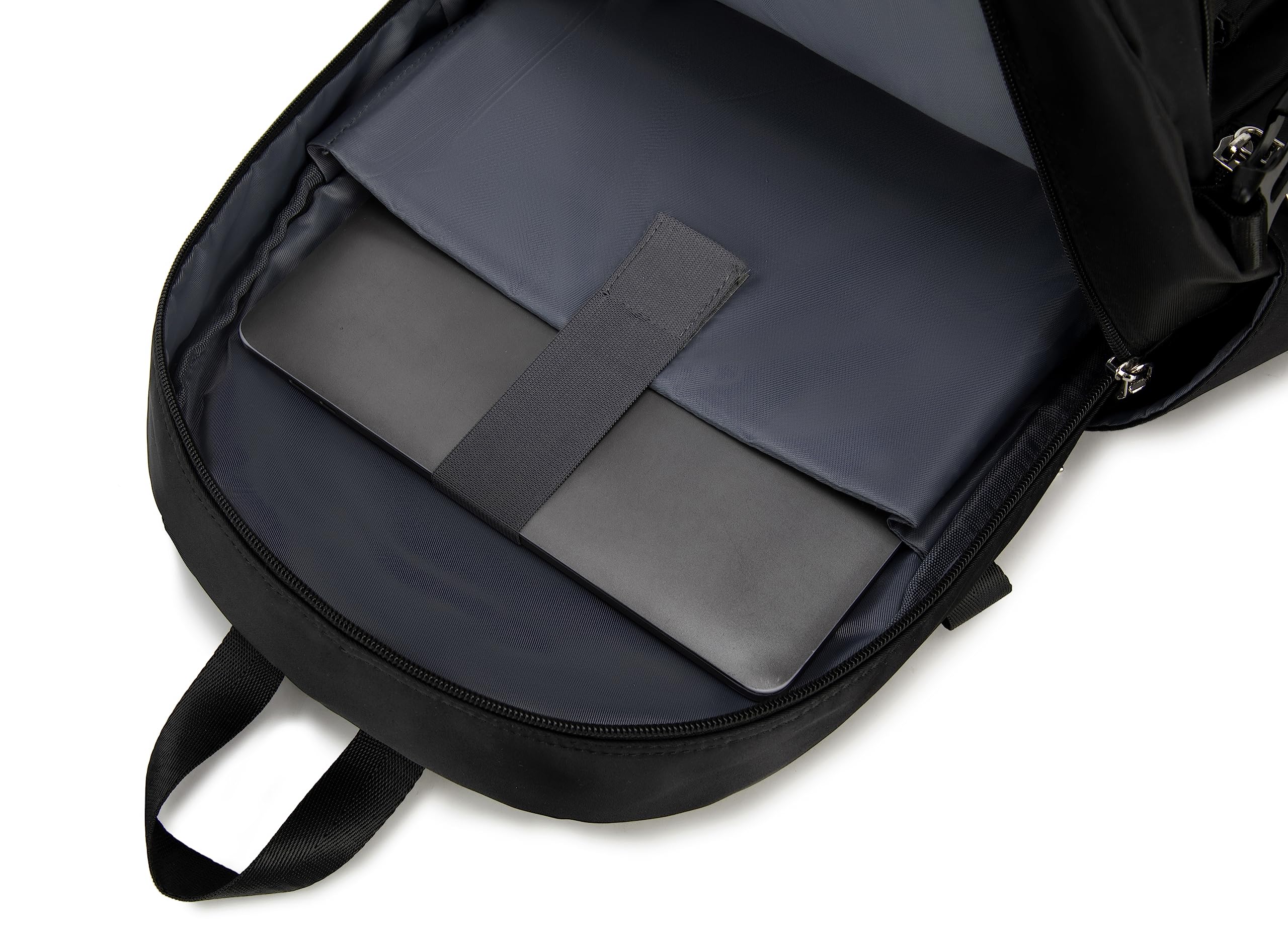 Stylish Women's Laptop Backpack Set - Spacious 15.6 Inch Casual Daypack with Multiple Pockets, Perfect for Work, School & Travel (Black)