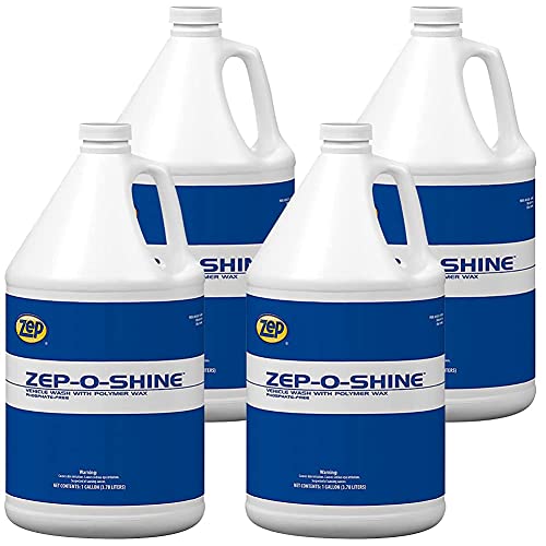 Zep-O-Shine Professional Car Wash Concentrate - 5 Gallon Bucket (38235) - Heavy Duty Vehicle Detergent for Cars, Trucks & SUVs - Perfect for Auto Shops, Car Dealers & Fleet Cleaning