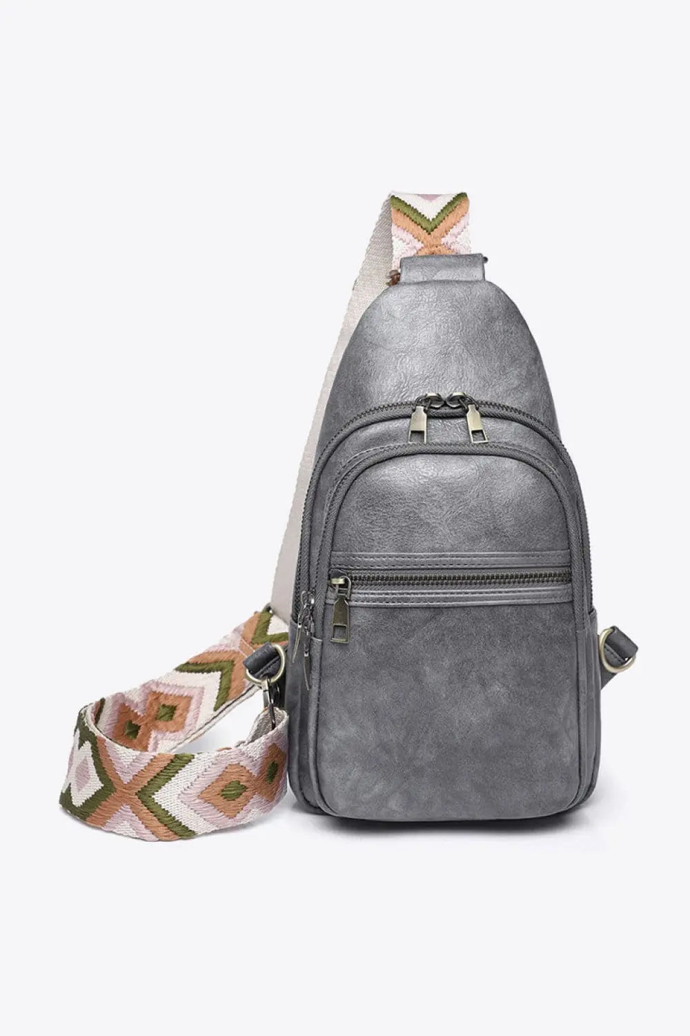 Premium Genuine Leather Sling Bag for Men & Women - Crossbody Shoulder Bag with Adjustable Strap - Perfect for Travel, Work & Everyday Use