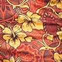 Orange & Yellow Tropical Floral Mimosa Tube Top - Women's Summer Beachwear for Vacation, Pool Party & Festival Outfits