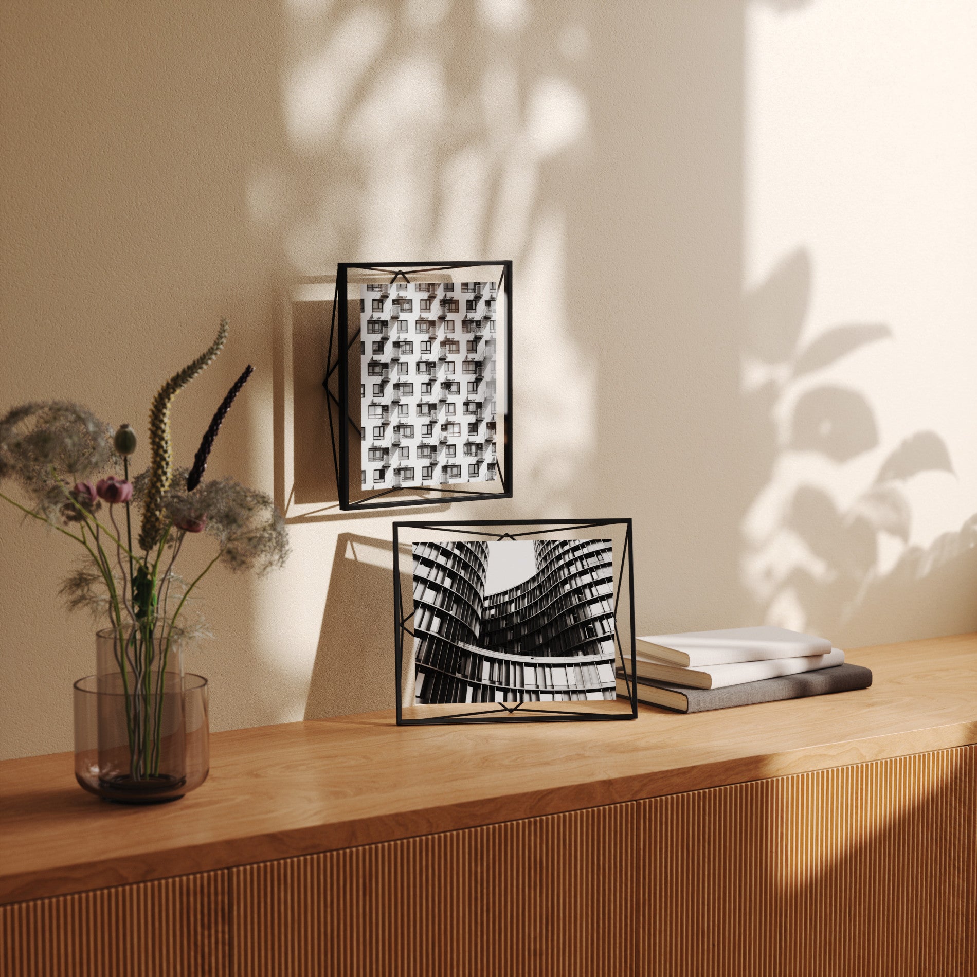 Prisma Picture Frame - Elegant Modern Photo Display for Wall & Tabletop - Perfect for Home Decor, Wedding, Office & Gift Giving