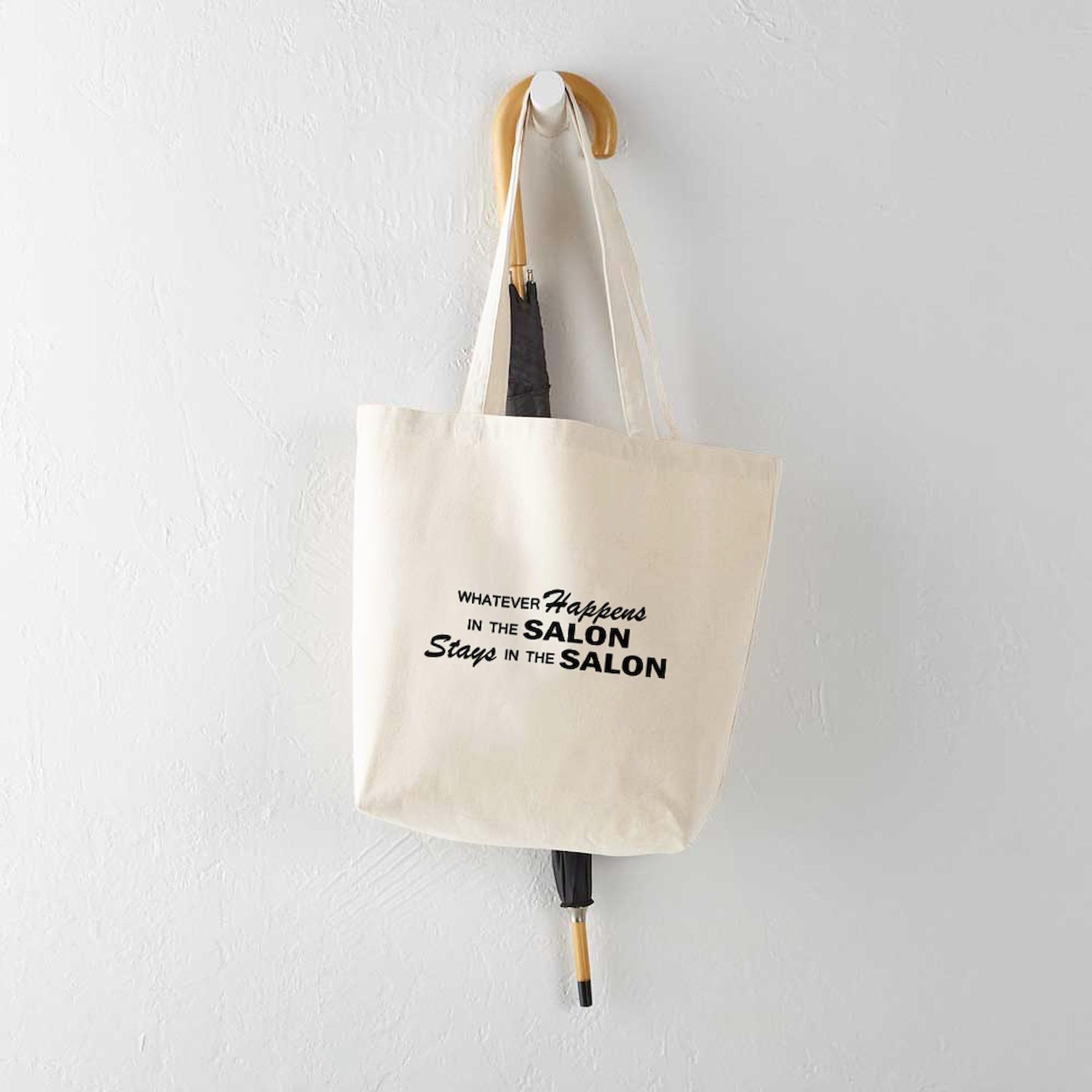 Stylish Natural Canvas Tote Bag - Reusable Shopping & Salon Carryall | Perfect for Groceries, Beach Trips & Everyday Use