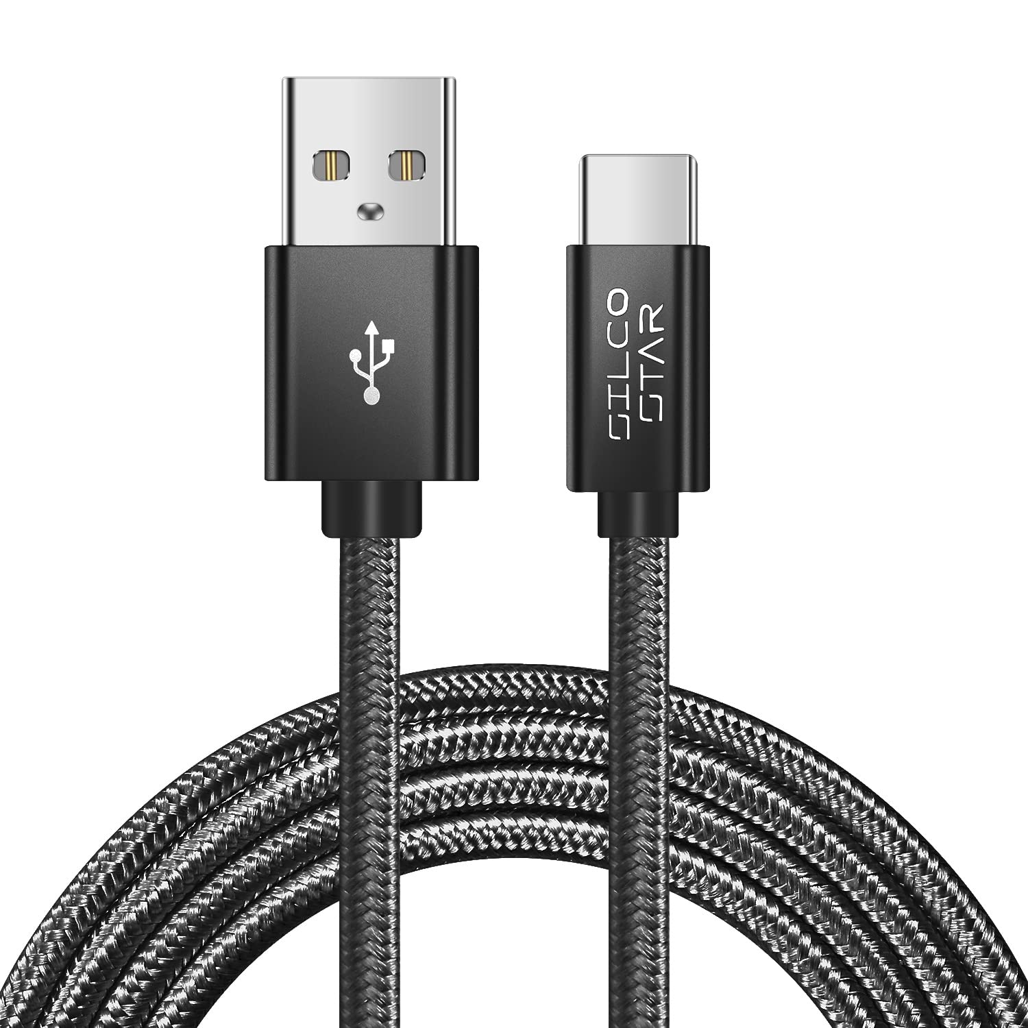 2M Extra Long USB Type C Fast Charging Cable - Compatible with Xiaomi Redmi K20/K20 Pro, Note 7 Series, Y3 & Black Shark 2/Helo - High Speed Data Sync & Charging for Home, Office & Travel