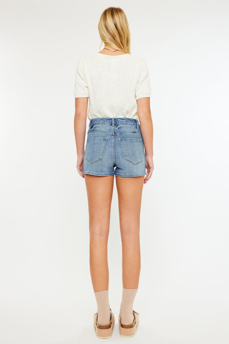 River Ultra High Rise Shorts for Women - Stretchy Comfort Fit, Trendy Fashion, Perfect for Yoga, Running & Casual Wear