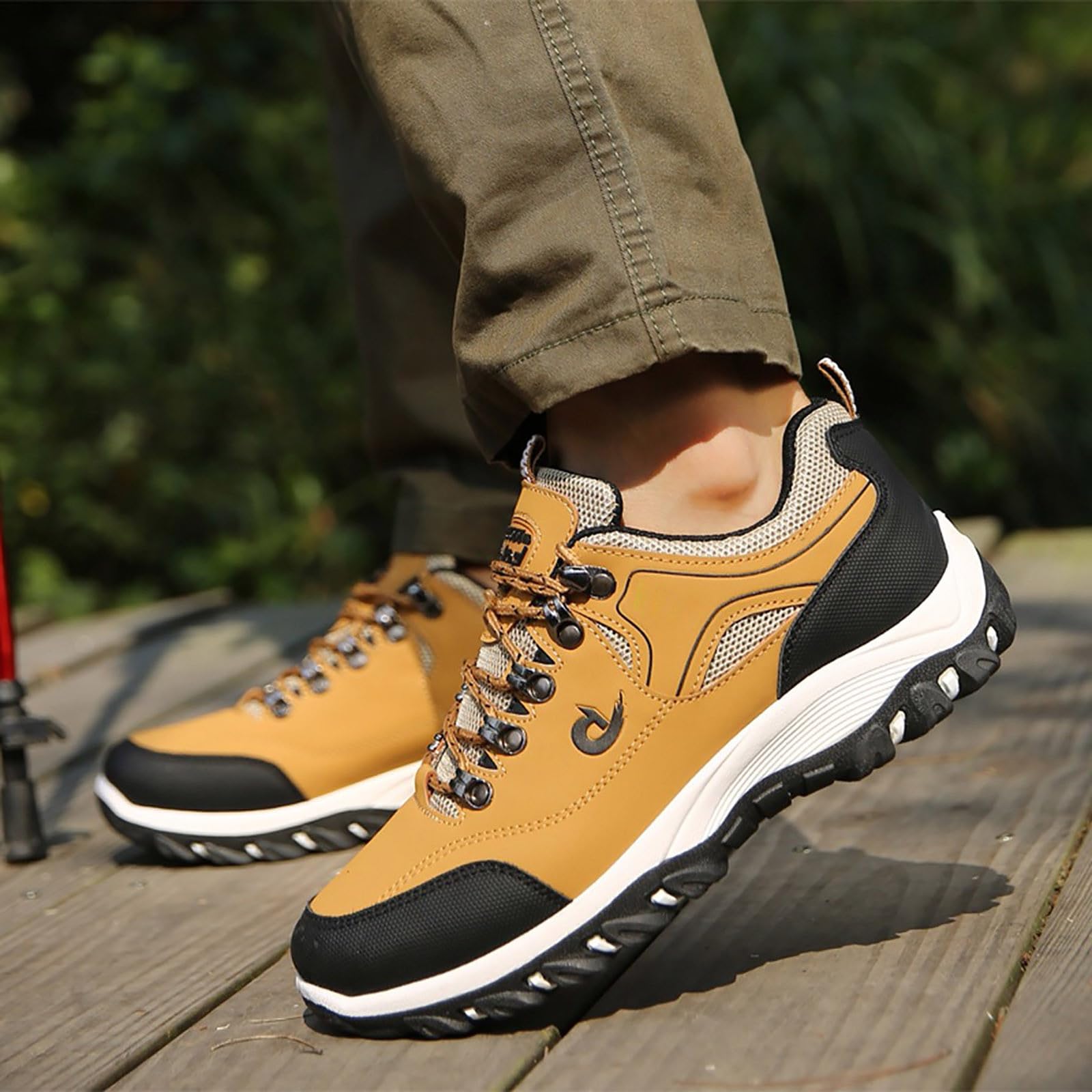 **Men's Waterproof Lightweight Hiking & Trekking Shoes - Durable Outdoor Running & Tennis Shoes for Fitness, Trail Walking & Adventure**