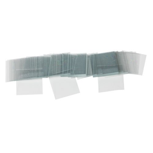 Premium Glass Microscope Cover Slips - 100pcs/Box, 24x50mm, 0.13-0.17mm Thickness - Ideal for Lab Research, Biological Sample Protection & Microscopy Studies
