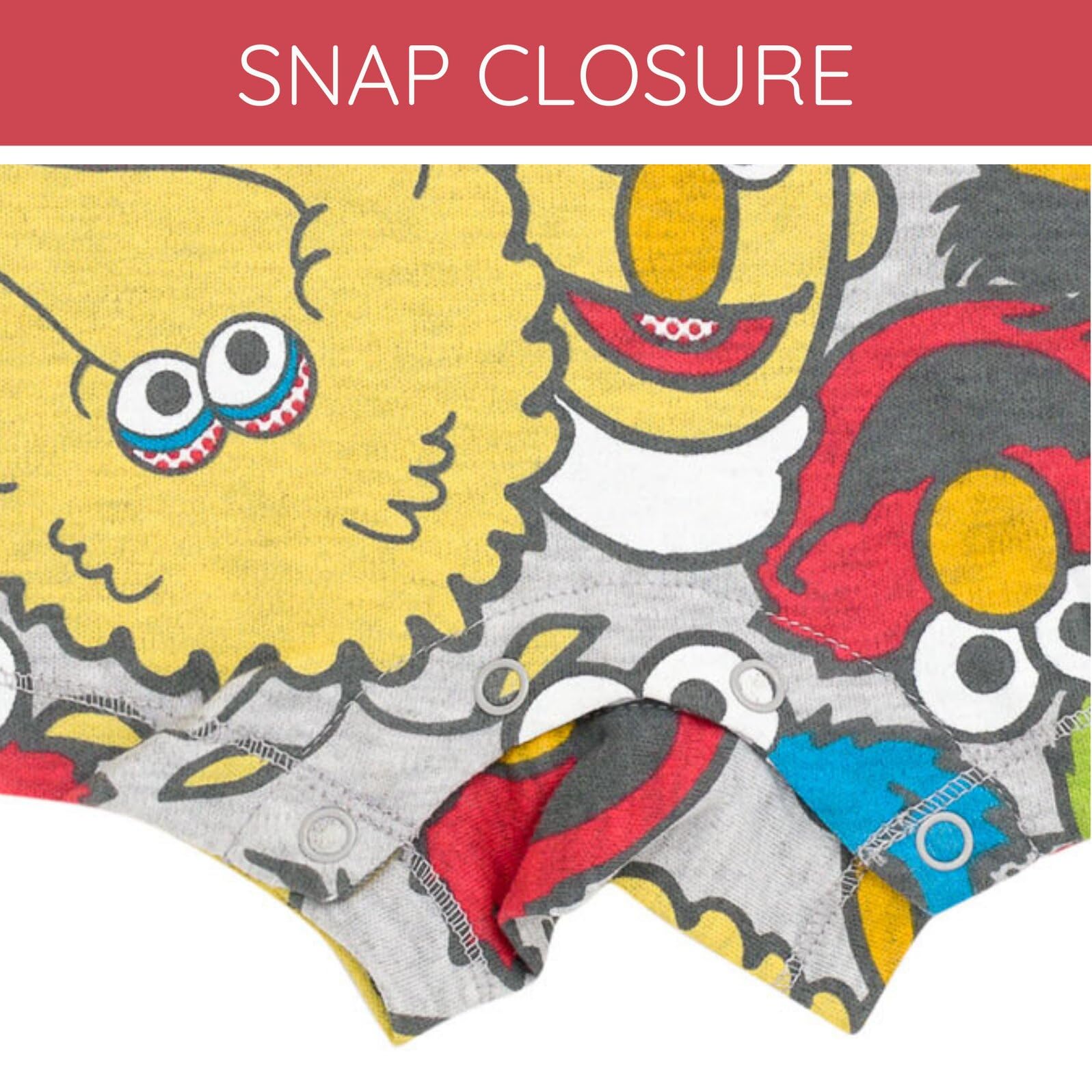 Sesame Street Elmo Cookie Monster Big Bird Romper & Sun Hat Set for Newborn to Toddler - Perfect for Playtime, Photo Shoots & Outdoor Adventures